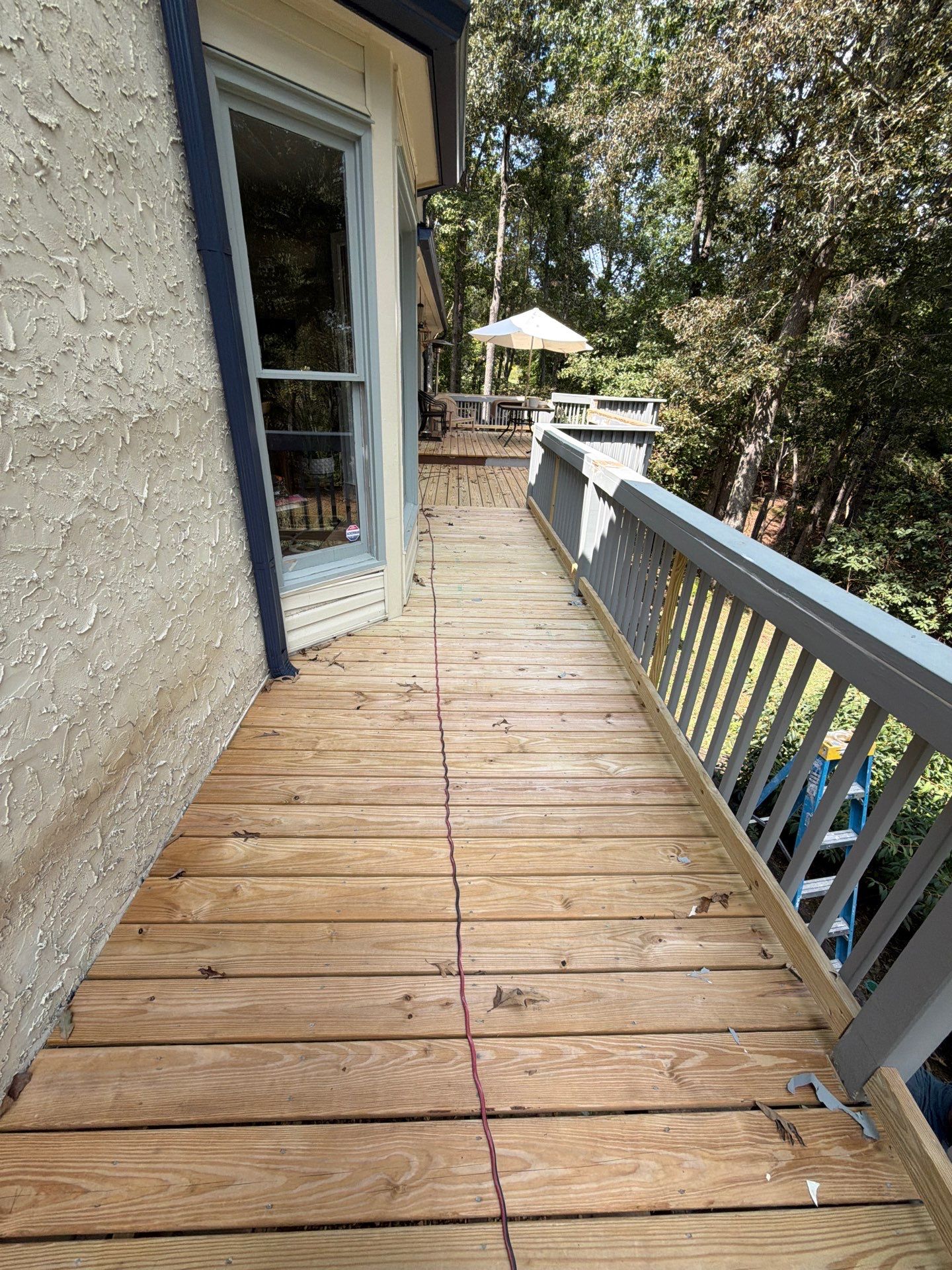 Multi-Level Deck Restoration and Staining Project in Canton, Georgia by Swift Home Renovations 