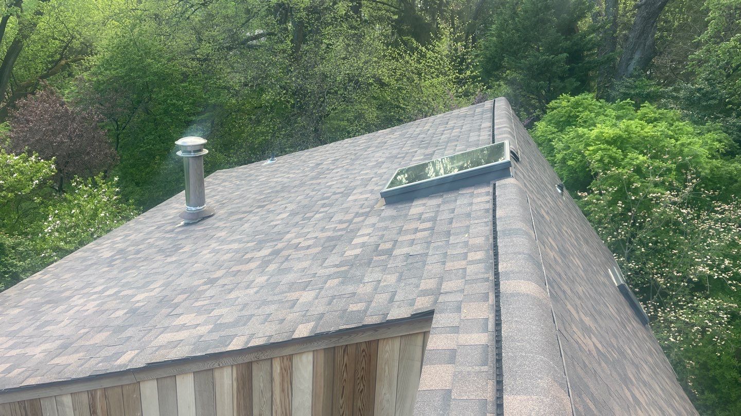 Roof Replacement w/ Skylights in Baltimore, MD (IKO Dynasty) by American Home Contractors