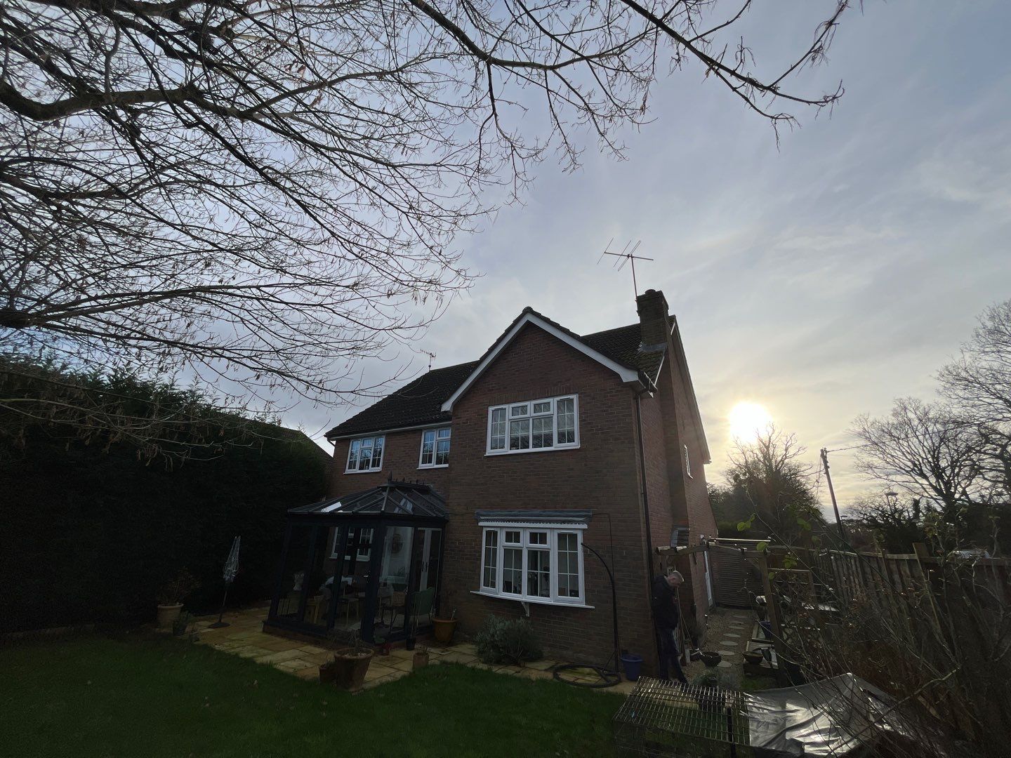 Roof Cleaning and Biocide Treatment using Honda 15lpm Low Pressure Washing Machine by Ges Exterior Cleaning ltd