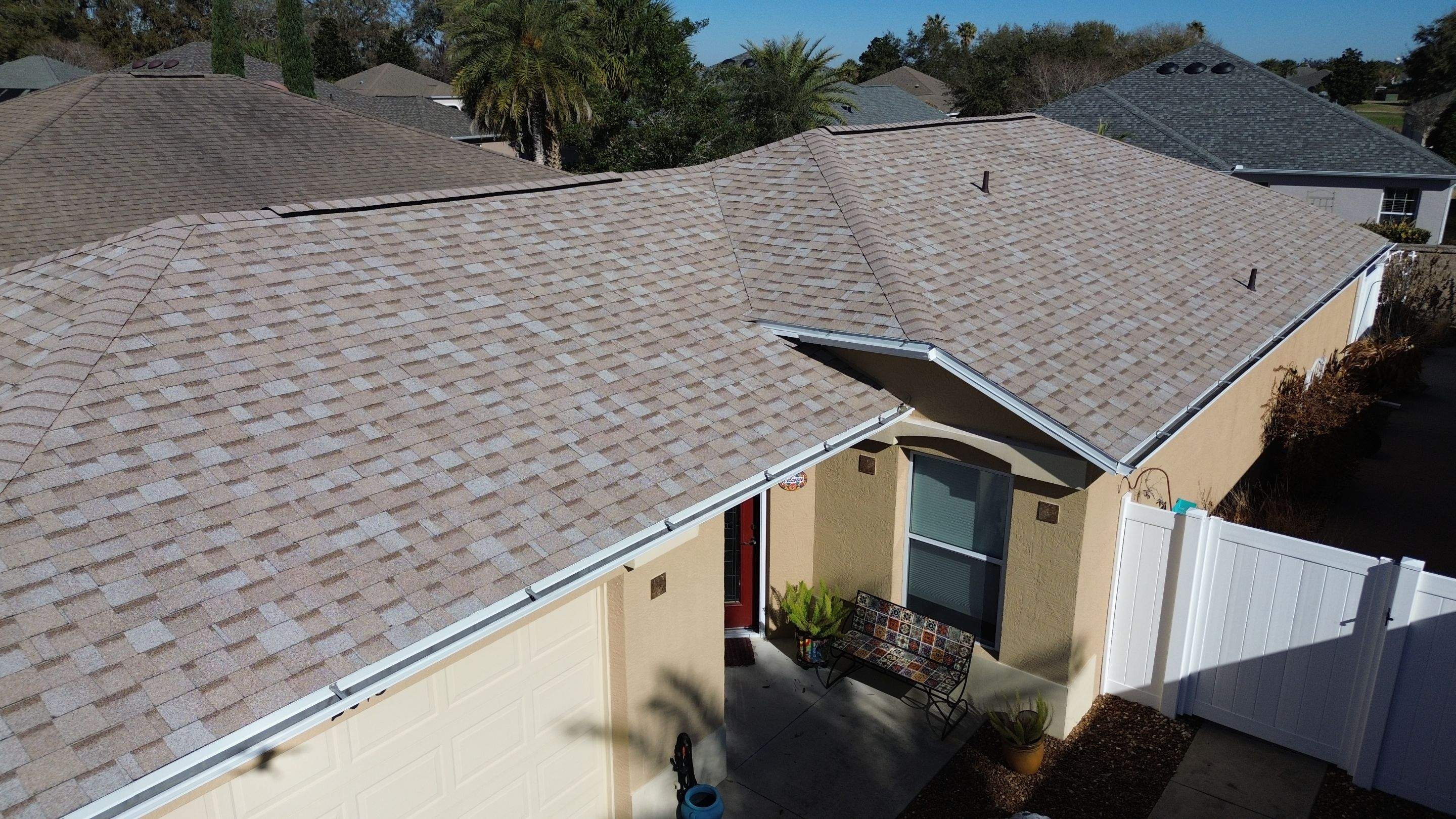 New shingle reroof in The Villages, FL by Brehm Roofing