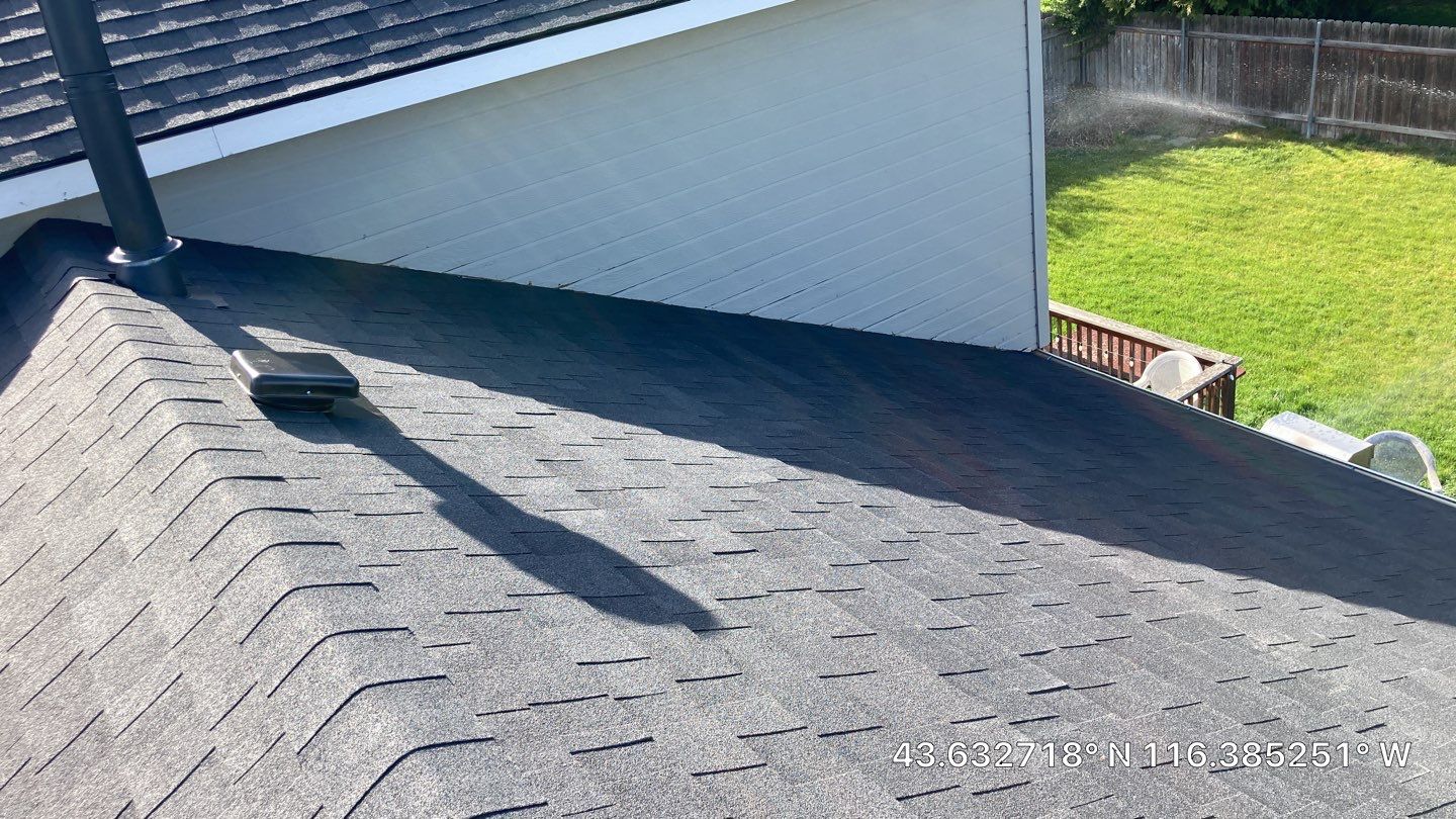 Meridian Idaho Two Story Residential Roofing Installation using Owens Corning by ID Roofing LLC