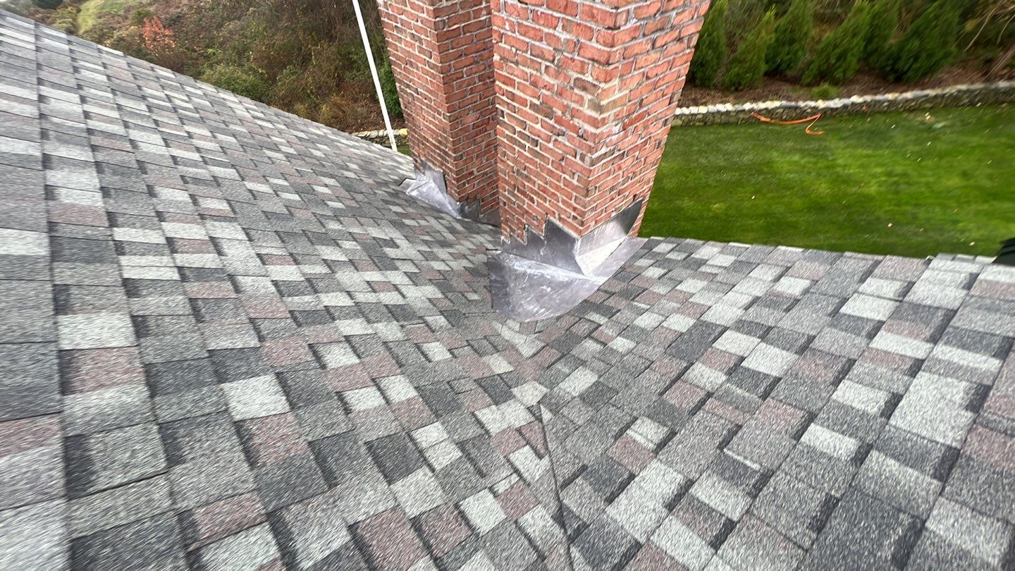 Waterfront Roof Replacement - Mackerel Cove, Jamestown, RI  by Rinaldi Brothers
