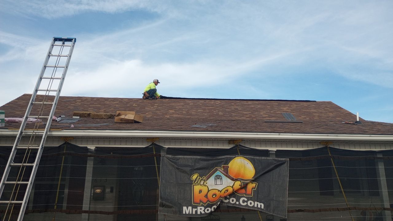 Residential Roofing Installation using Performance Shingles by Mr. Roofer