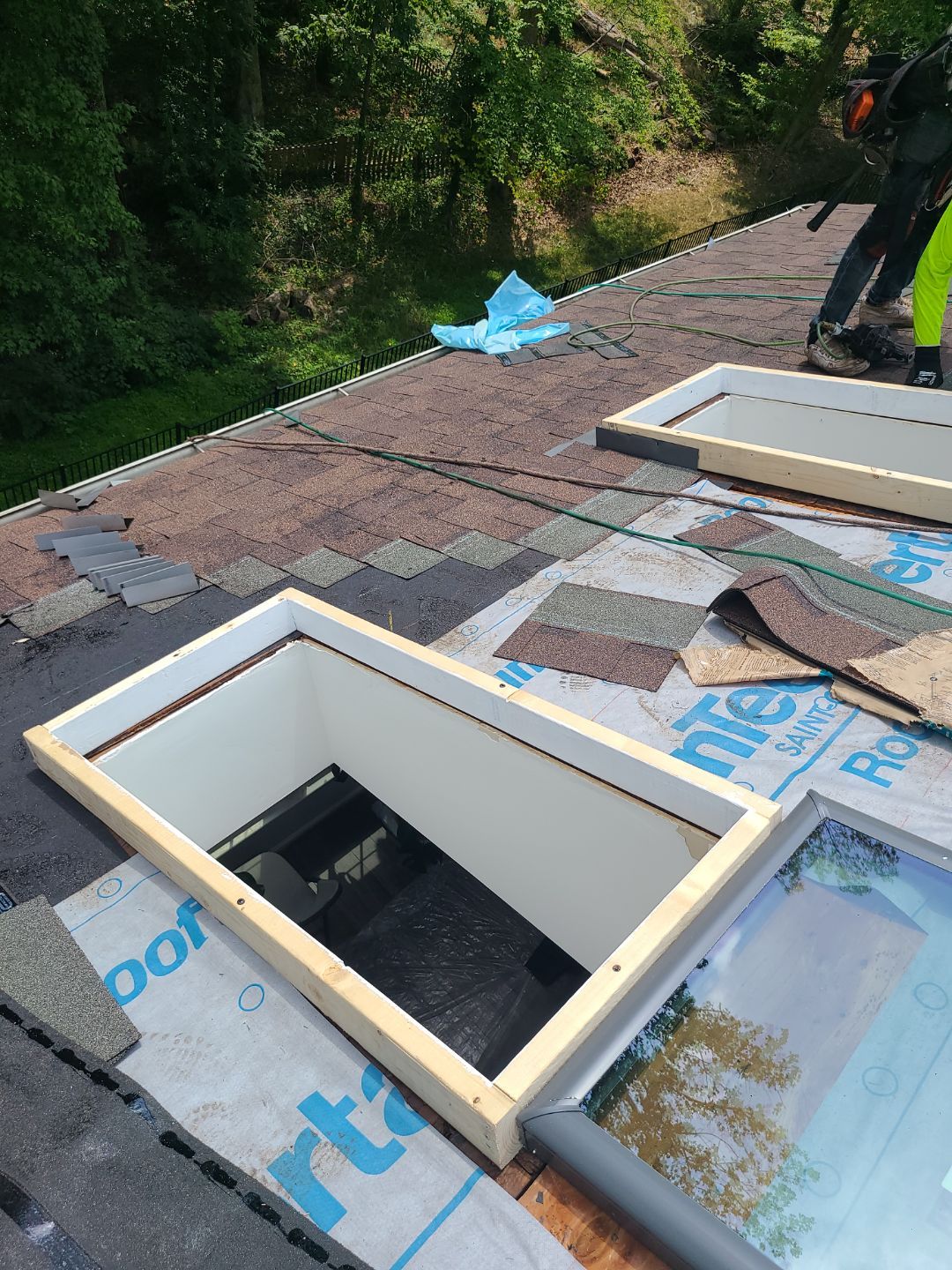 Montclair: Roof Installation with CertainTeed Landmark Designer Shingles in Burnt Sienna by RM Banning, Inc.