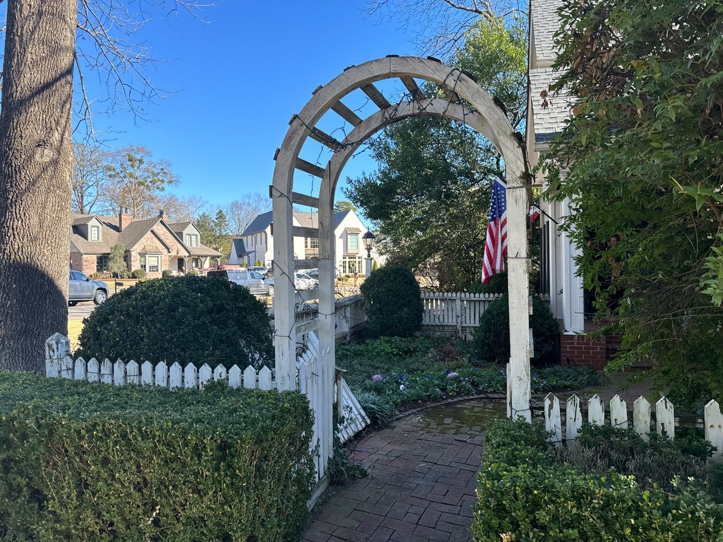 Montcrest - Fence by Pillar and Pine