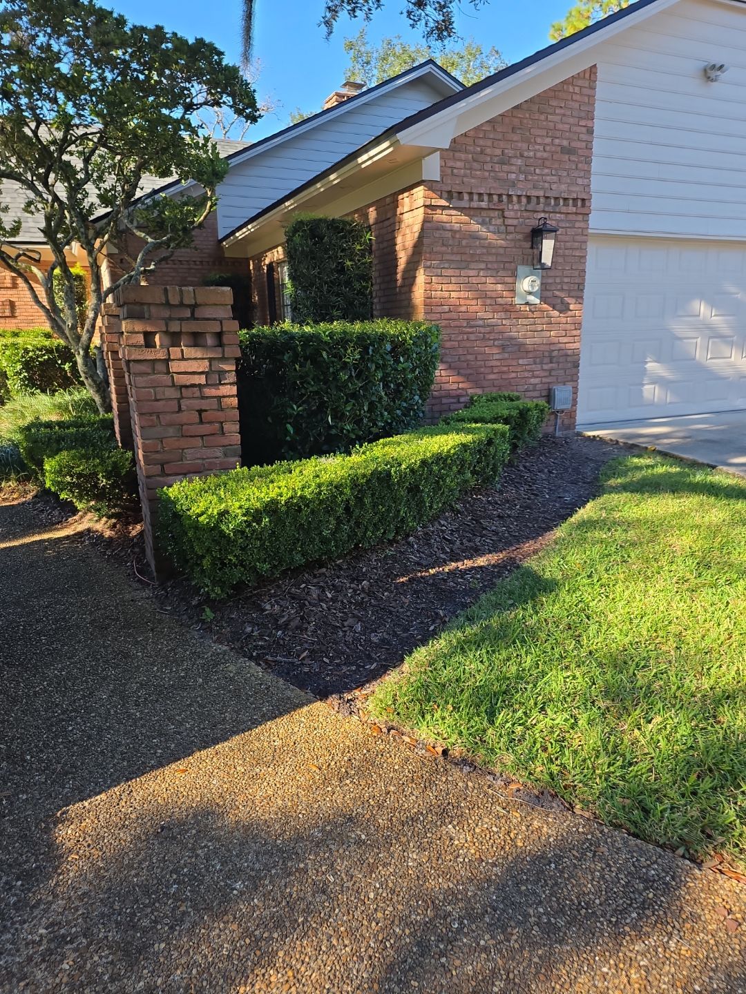Deerwood Resident | Pine Bark Installation by ProGreen Services