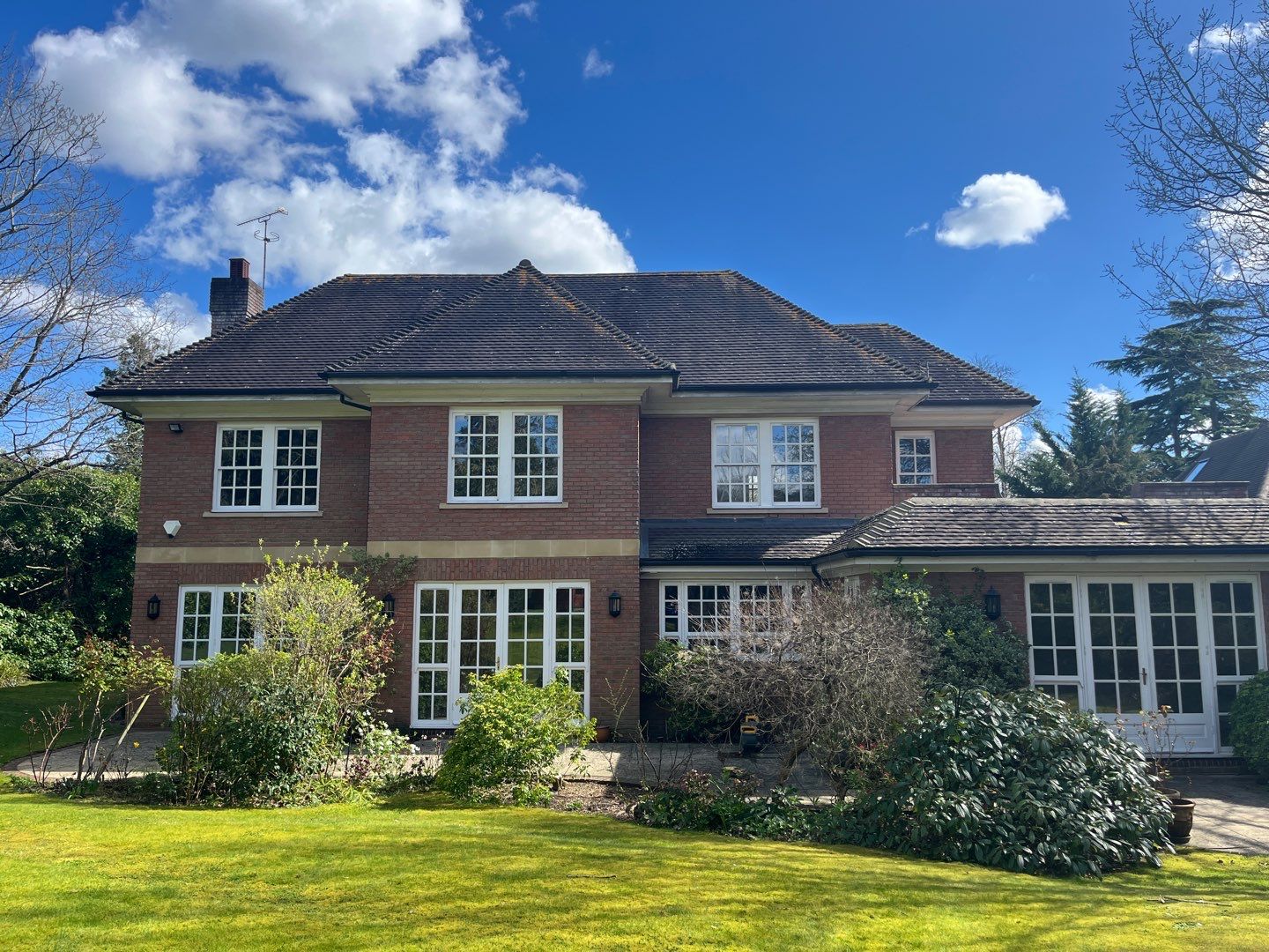 Exterior Clean - Roof - Patio using Honda 15lpm Low Pressure Washing Machine by Ges Exterior Cleaning ltd