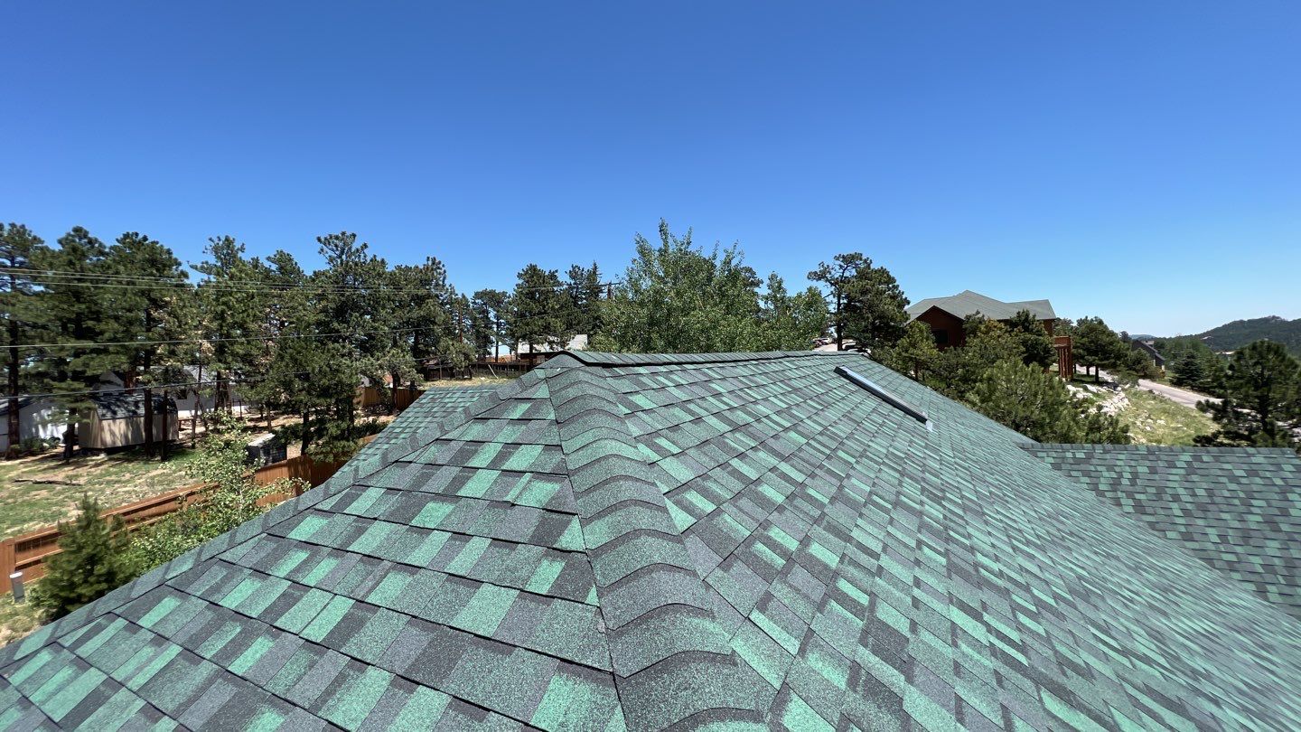 Commercial Roofing Installation using CERTAINTEED NORTHGATE CLIMATE FLEX HD-- HUNTER GREEN by A to Z Roofing