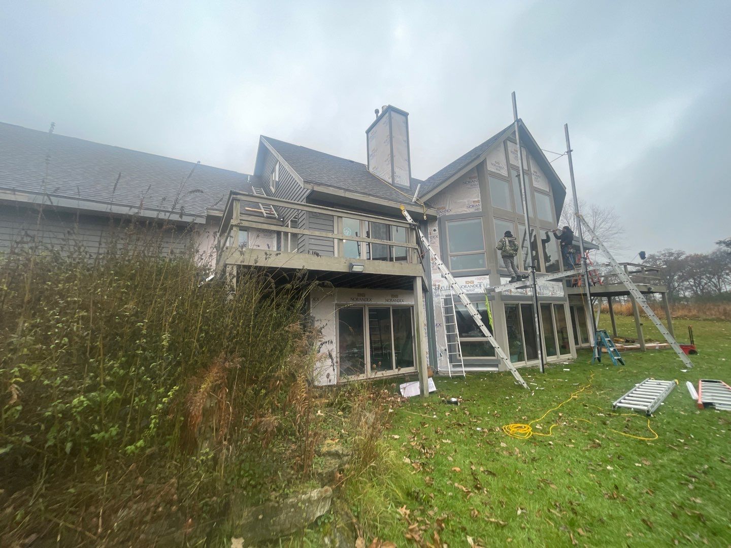Siding Installation using Norandex Polar Wall Plus Siding, Window Wraps by Total Exteriors