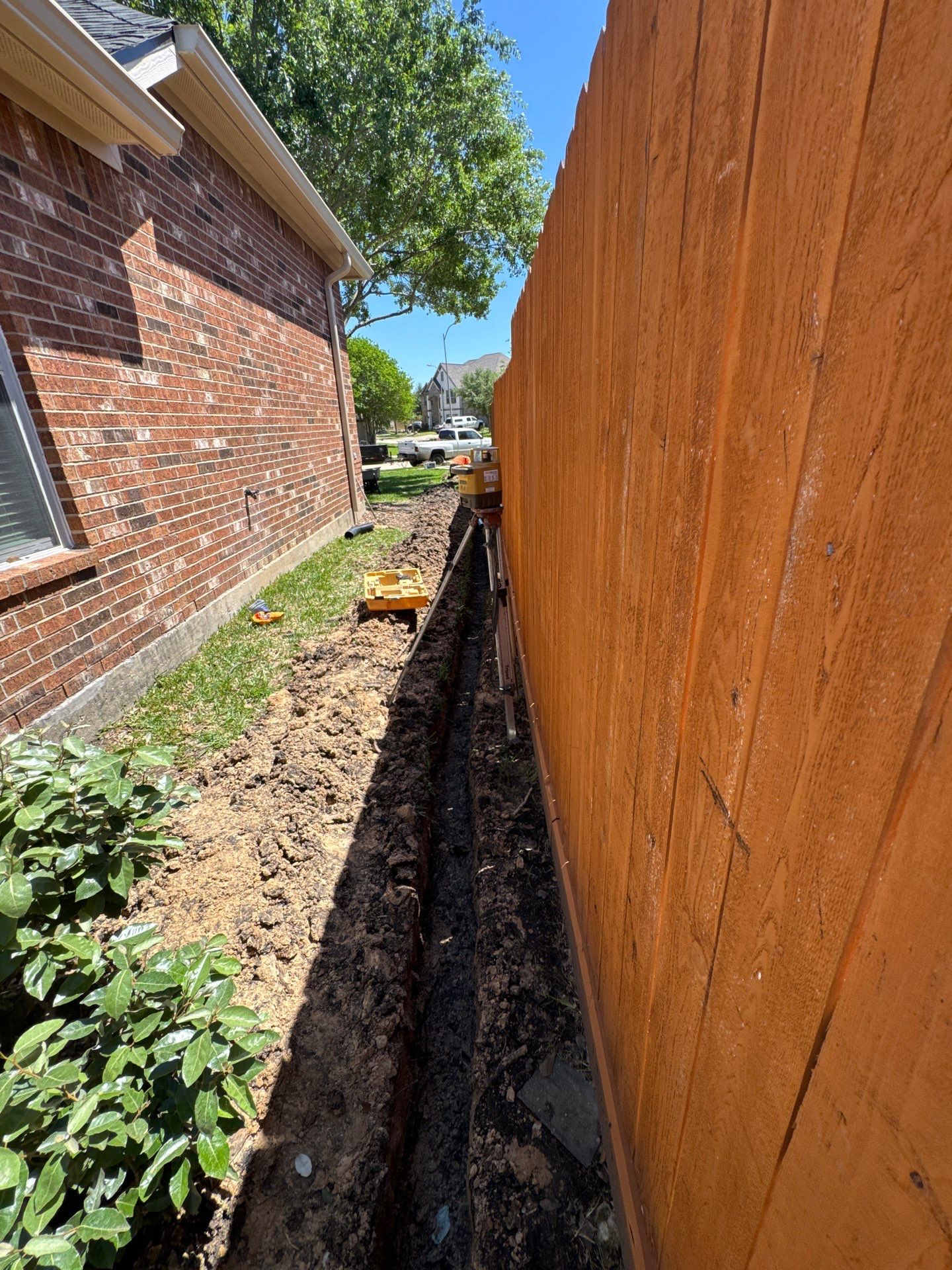 🌧️ Mrs.Scott – Yard Protection & Water Management Upgrade by Texas Urban Elements