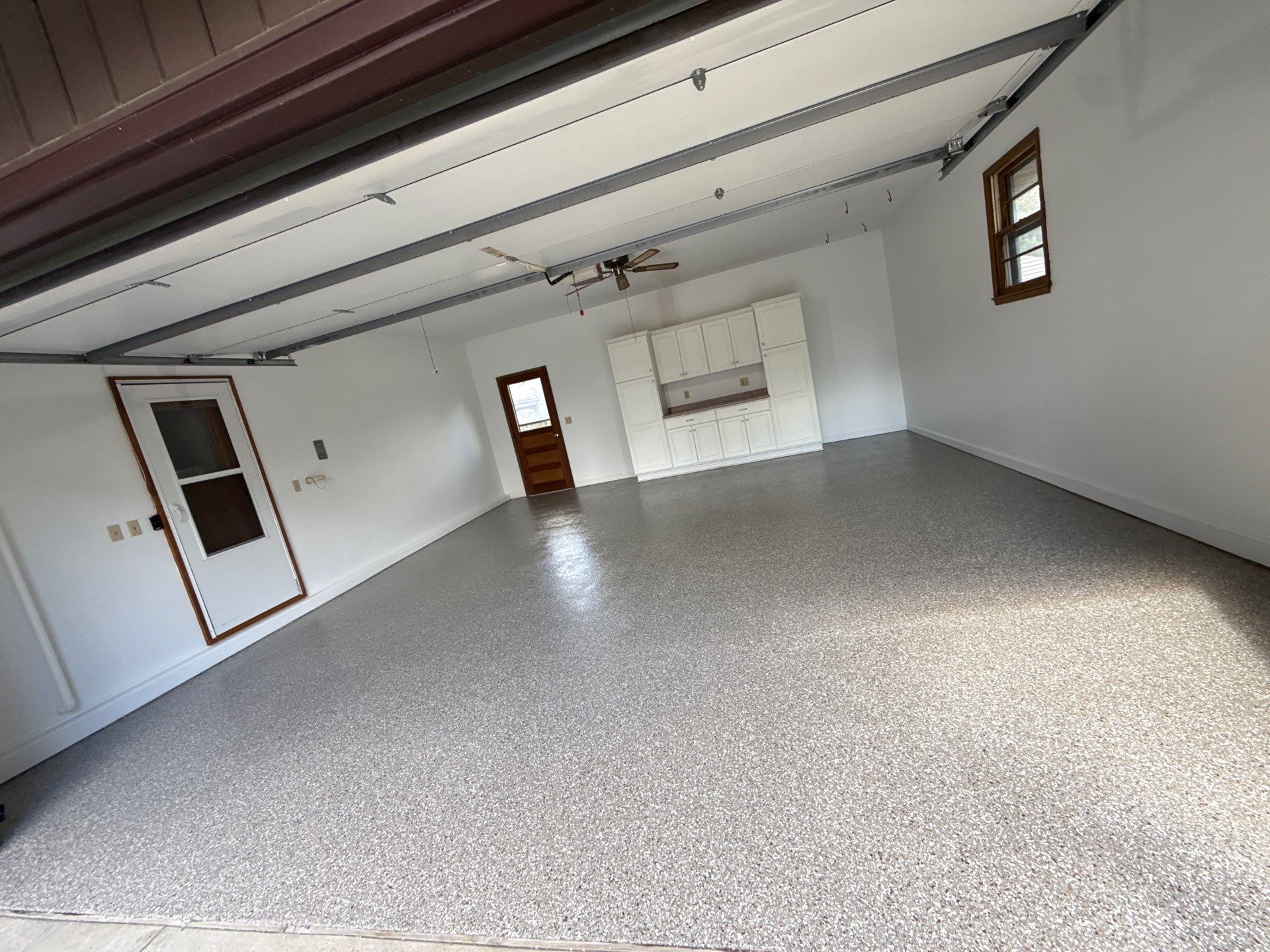 NEW Garage Floor in NEWton 😎 by Revival Concrete Coatings