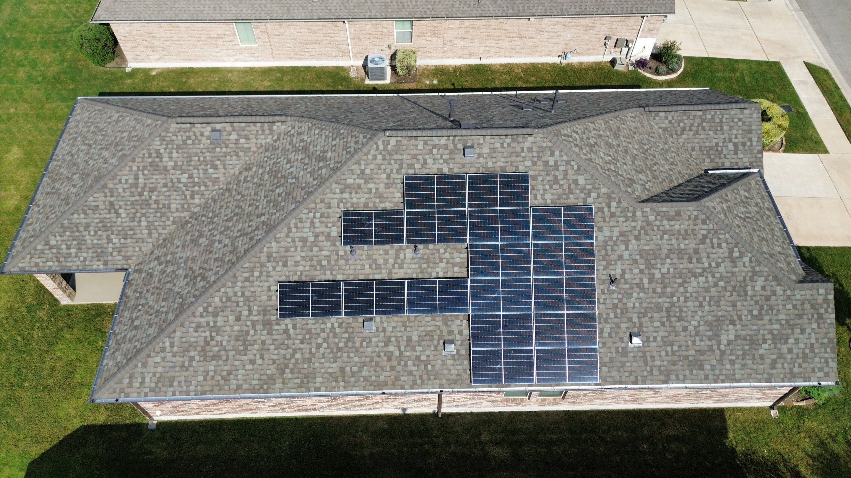 Full Roof Replacement with Solar Reinstall – Duration Driftwood | Round Rock, TX by Kstylez Roofing & Construction