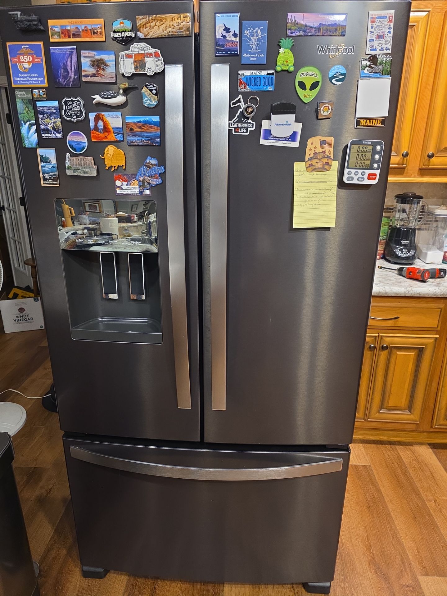 Whirlpool French Door Refrigerator Sealed System Repair in Leesburg by AMB-WORKS APPLIANCE REPAIR