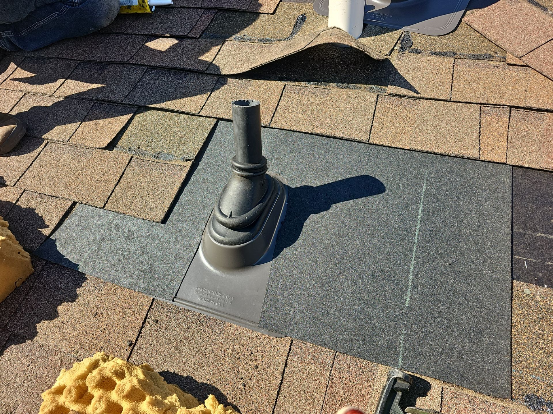 Roof Repair - Vent Pipe Flashing by Winchester Roofing