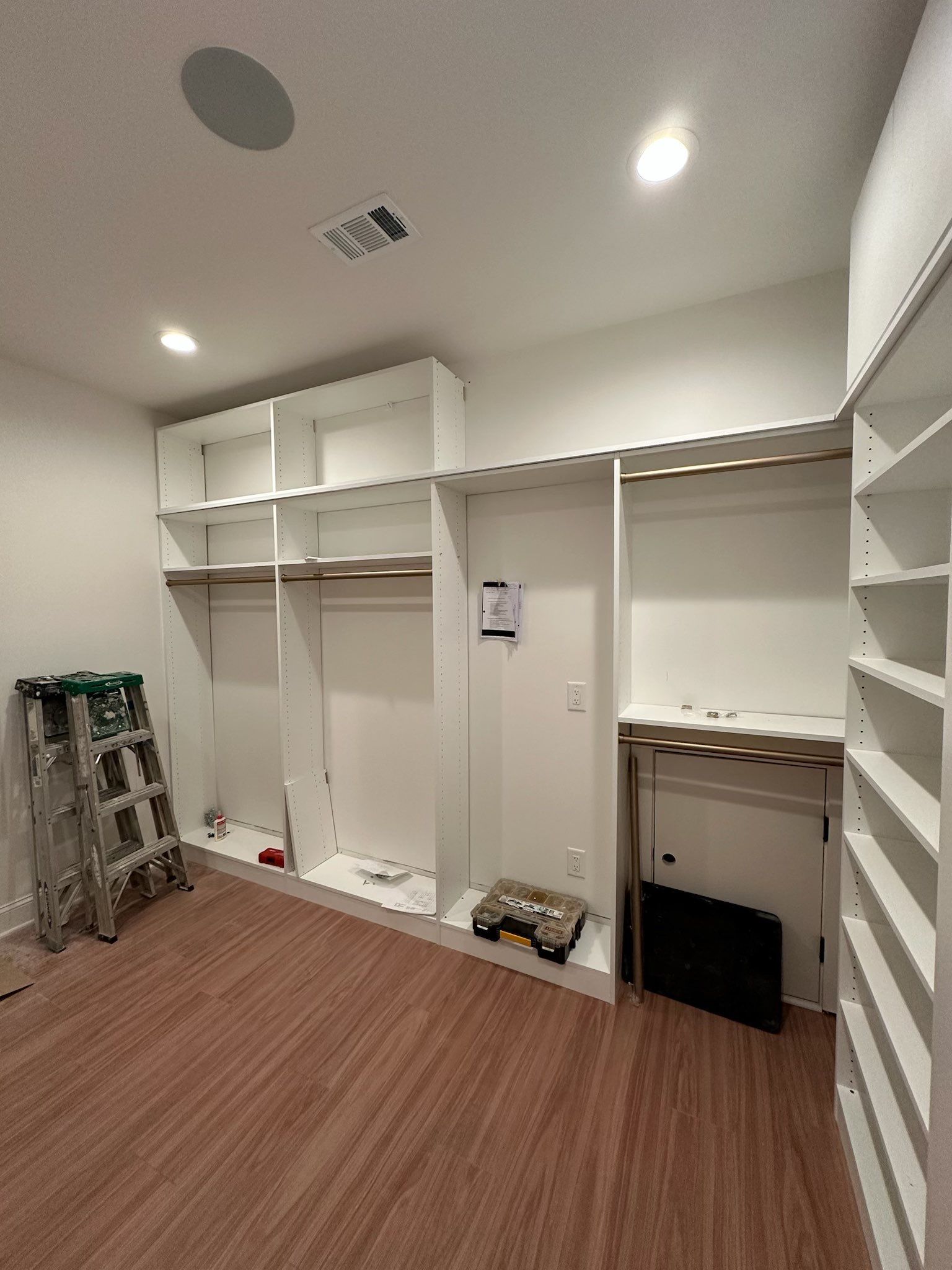 Closet Project in Woodstock by Atlanta Design Group