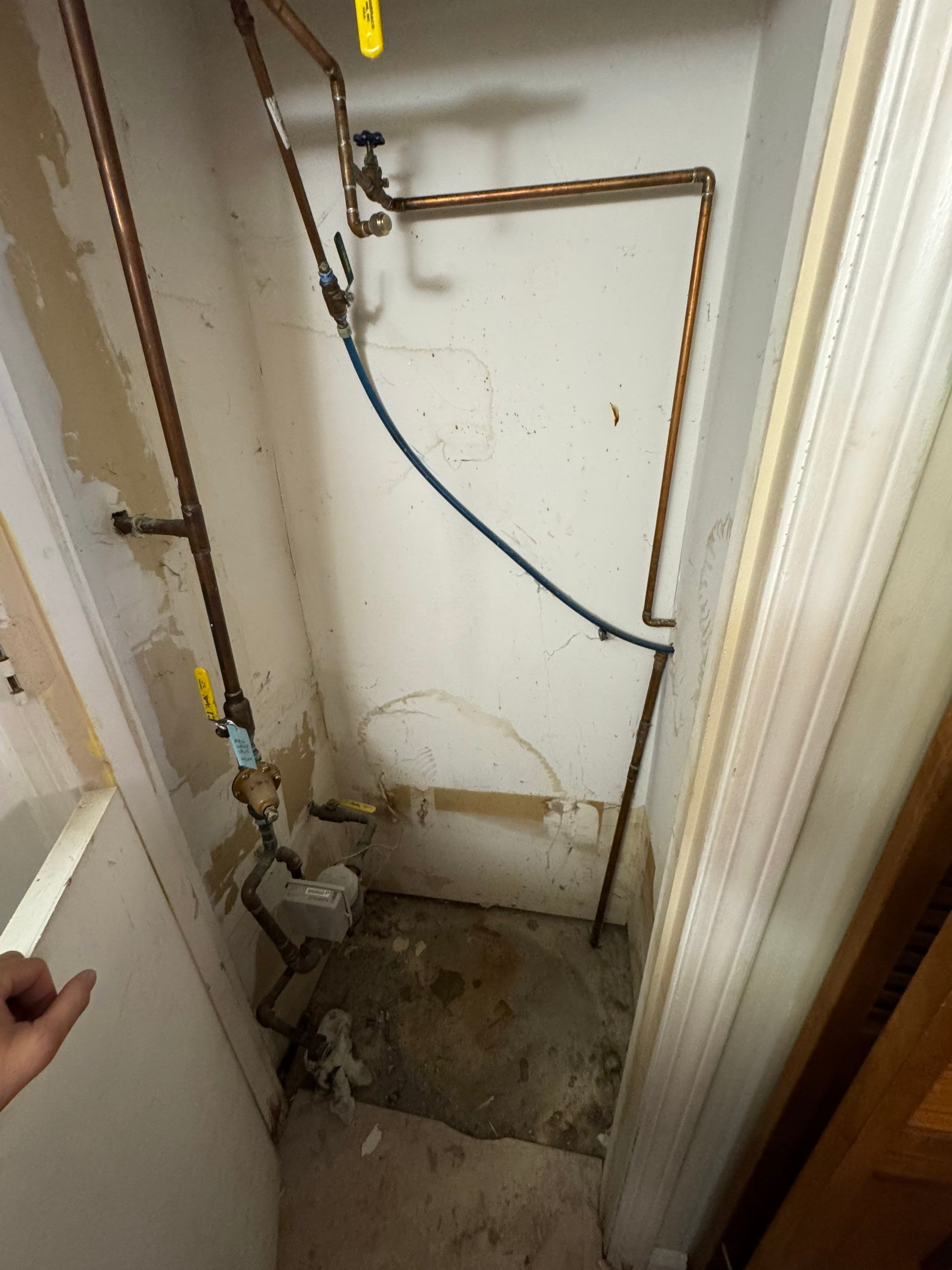 Closet Water Heater Replacement by Stake Plumbing and Heating