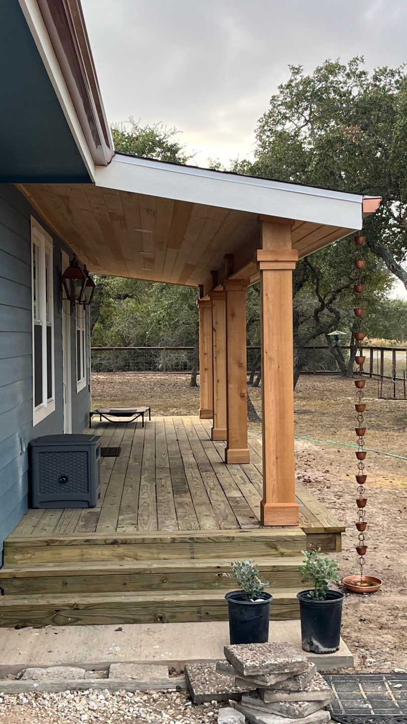 Customized Cabin by Bayfront Roofing and Construction