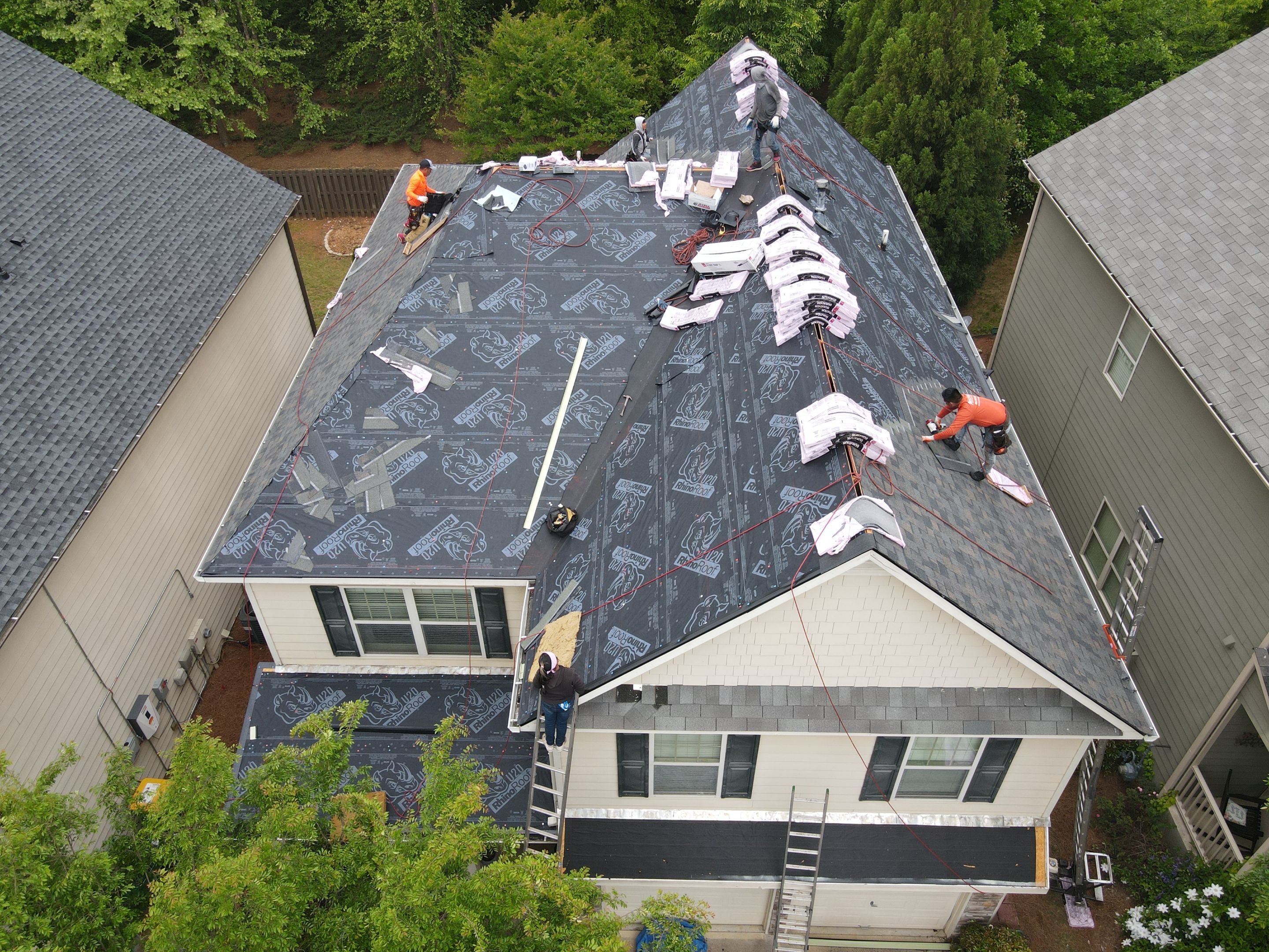 Residential Roofing Installation using Owens Corning by Inspector Roofing and Restoration