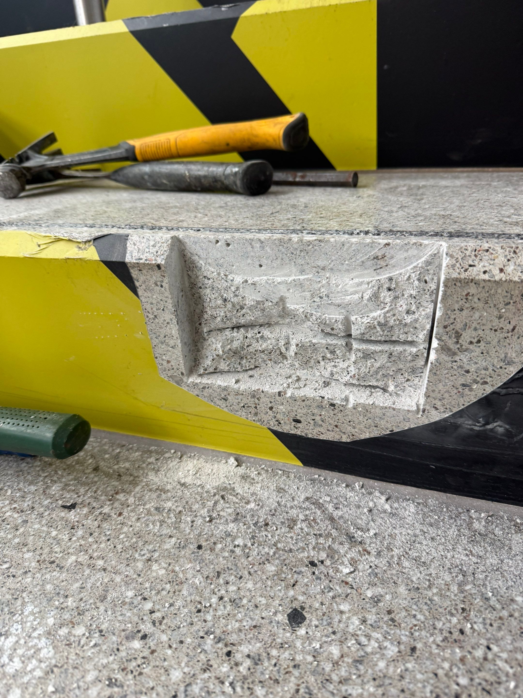Concrete Stair Tread Restoration and Safety Upgrade in Sioux Falls by Select Painting, Coatings & Garage Cabinets