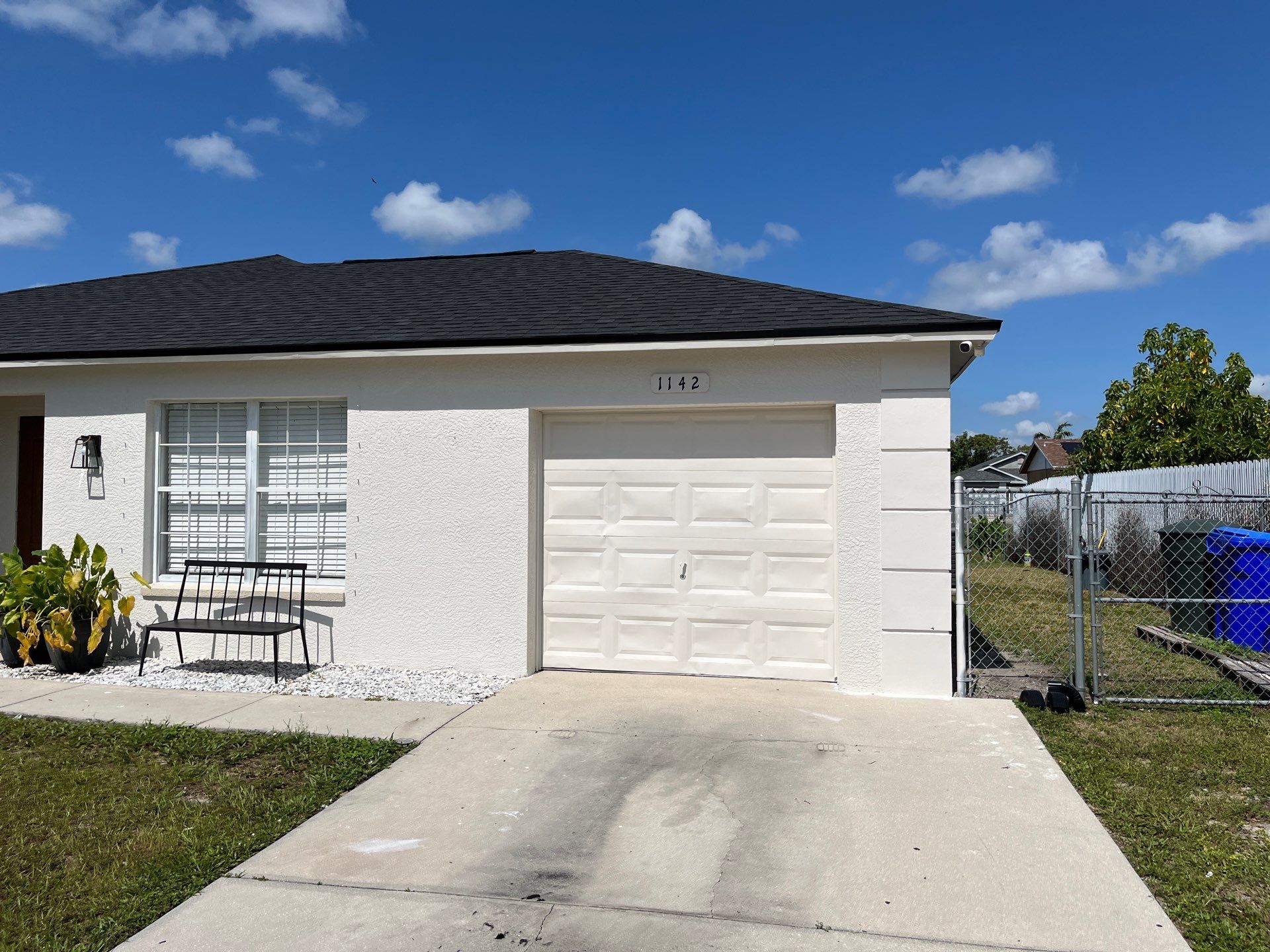 Black Seamless Gutters and Downspouts in Fort Myers FL by Gutter Professors