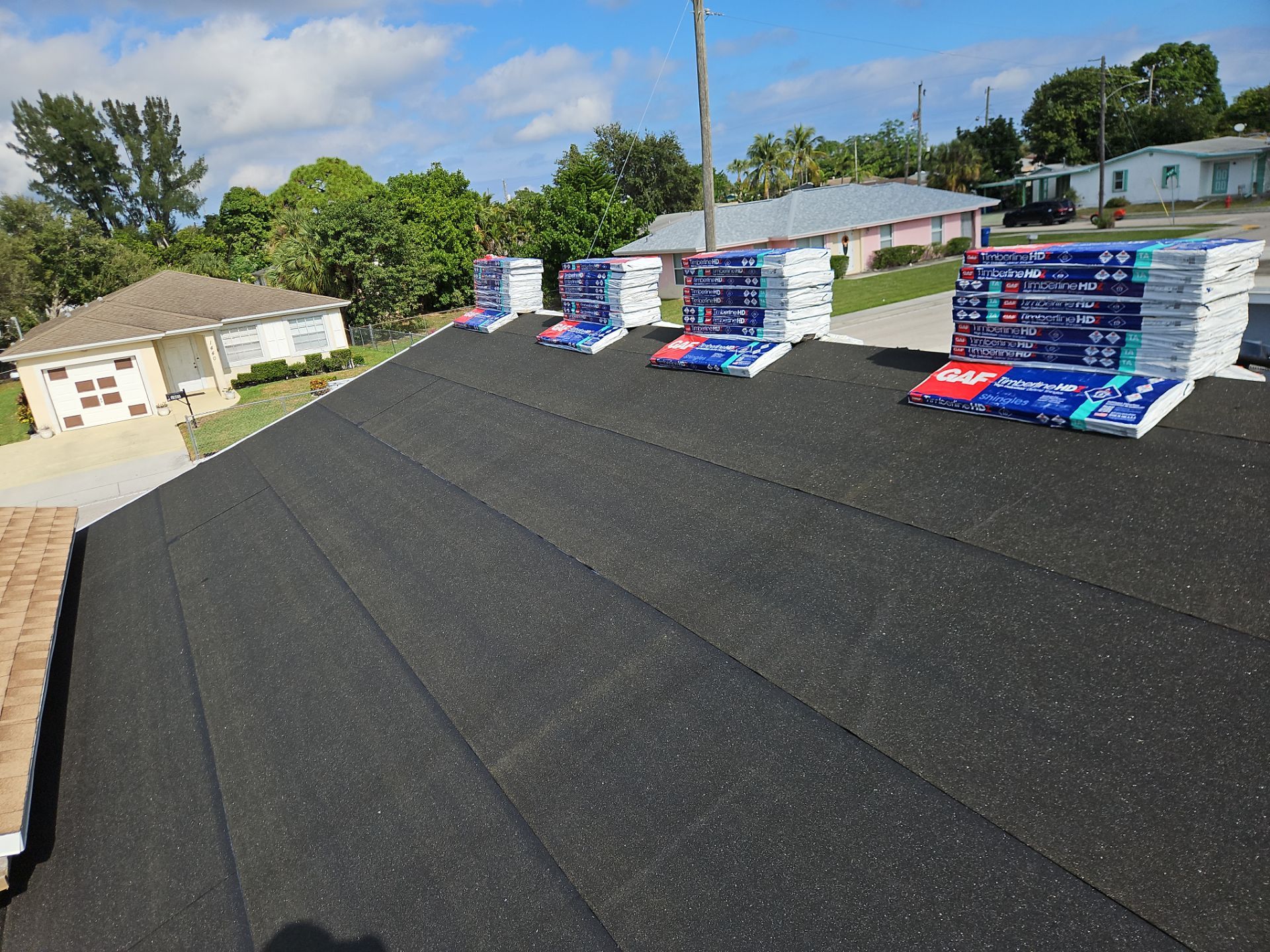 Residential Roofing Installation using GAF by BLUES BROTHERS ROOFING