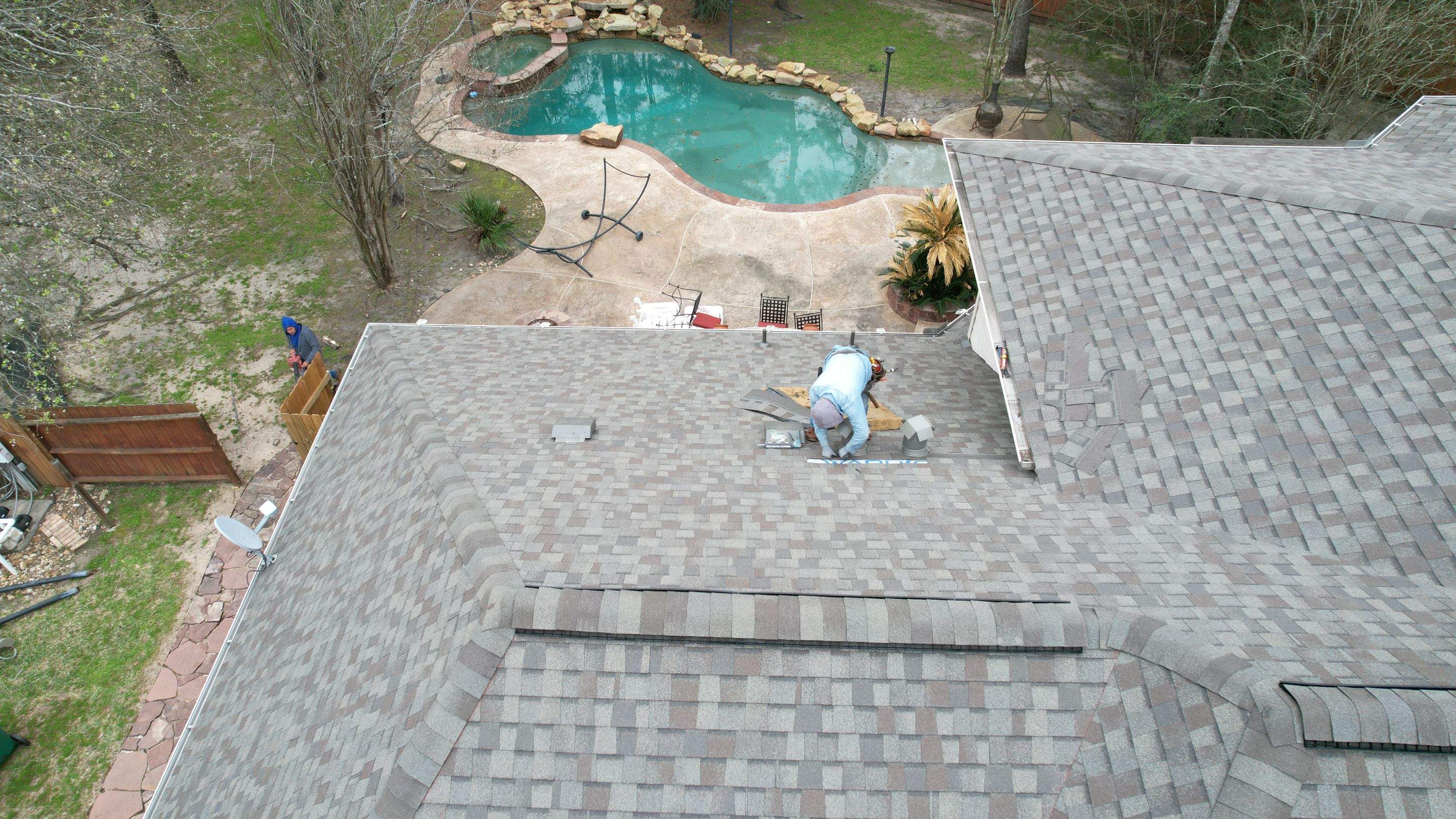 Two-Story Estate Roof Replacement — Spring, TX by PL Roofing & SB Roofing, LLC.