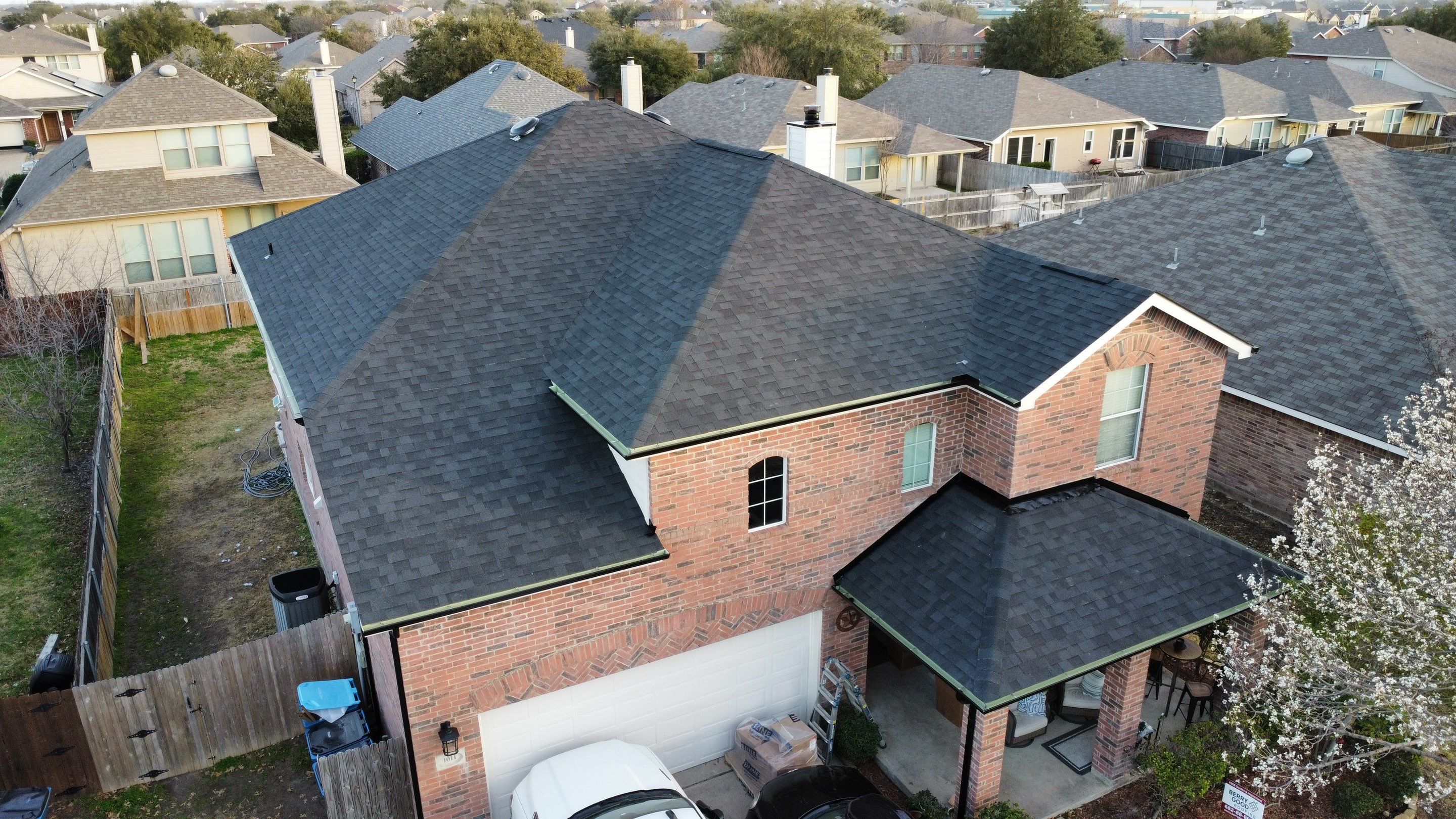Reroof and Gutters by Berry Good Roofing 
