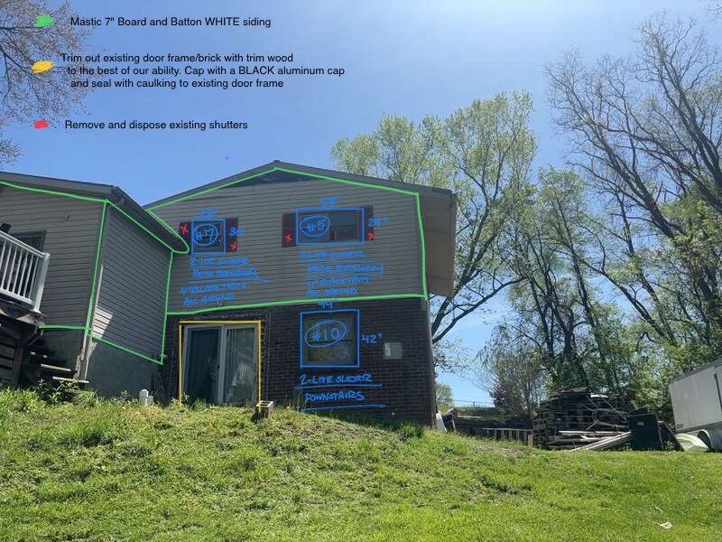 Hardie Siding and Window Project in Bridgeville by Cousins Roofing Siding & Decks