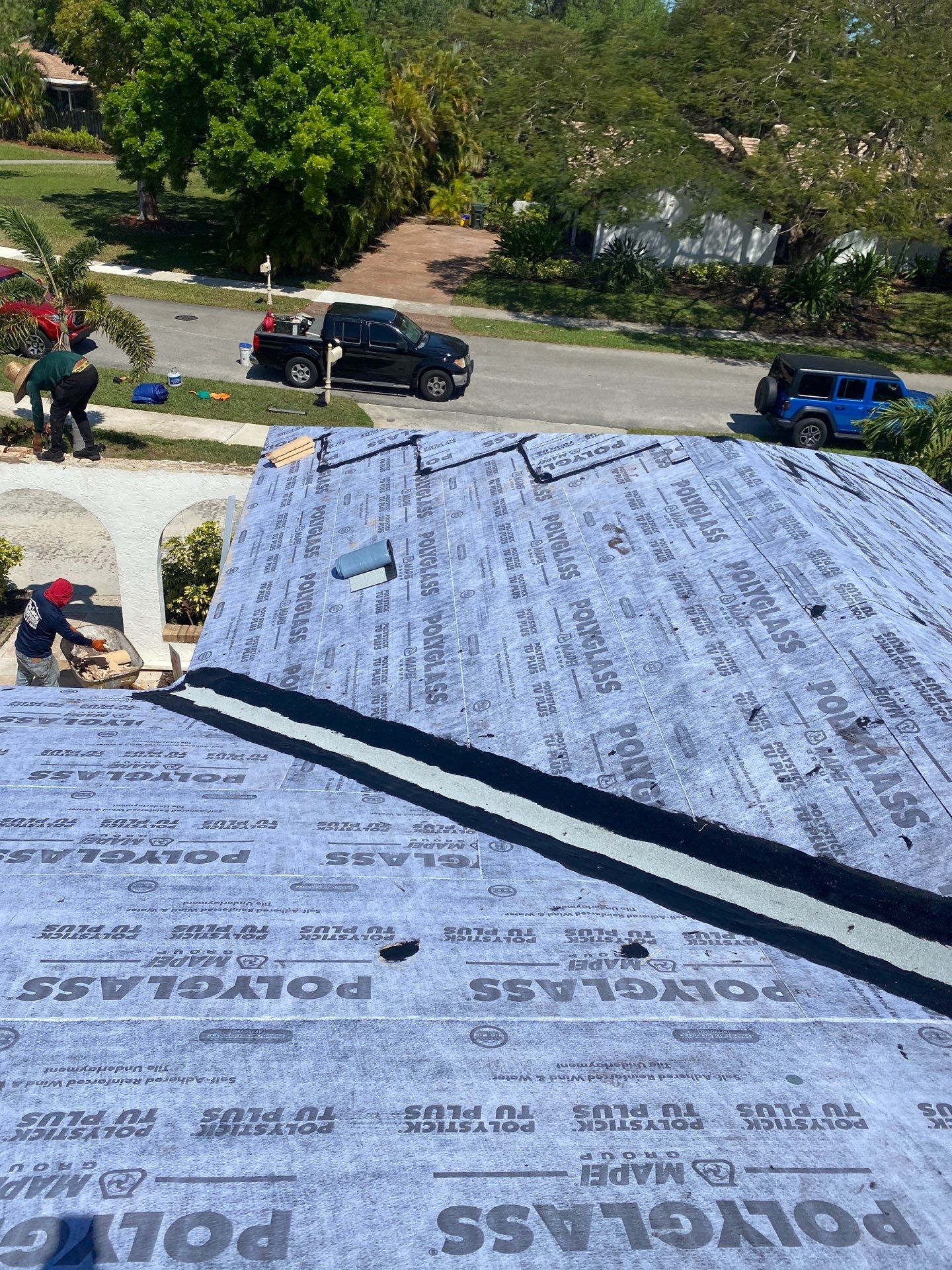 Residential Roofing Installation using WestLake Roofing Tile by BLUES BROTHERS ROOFING