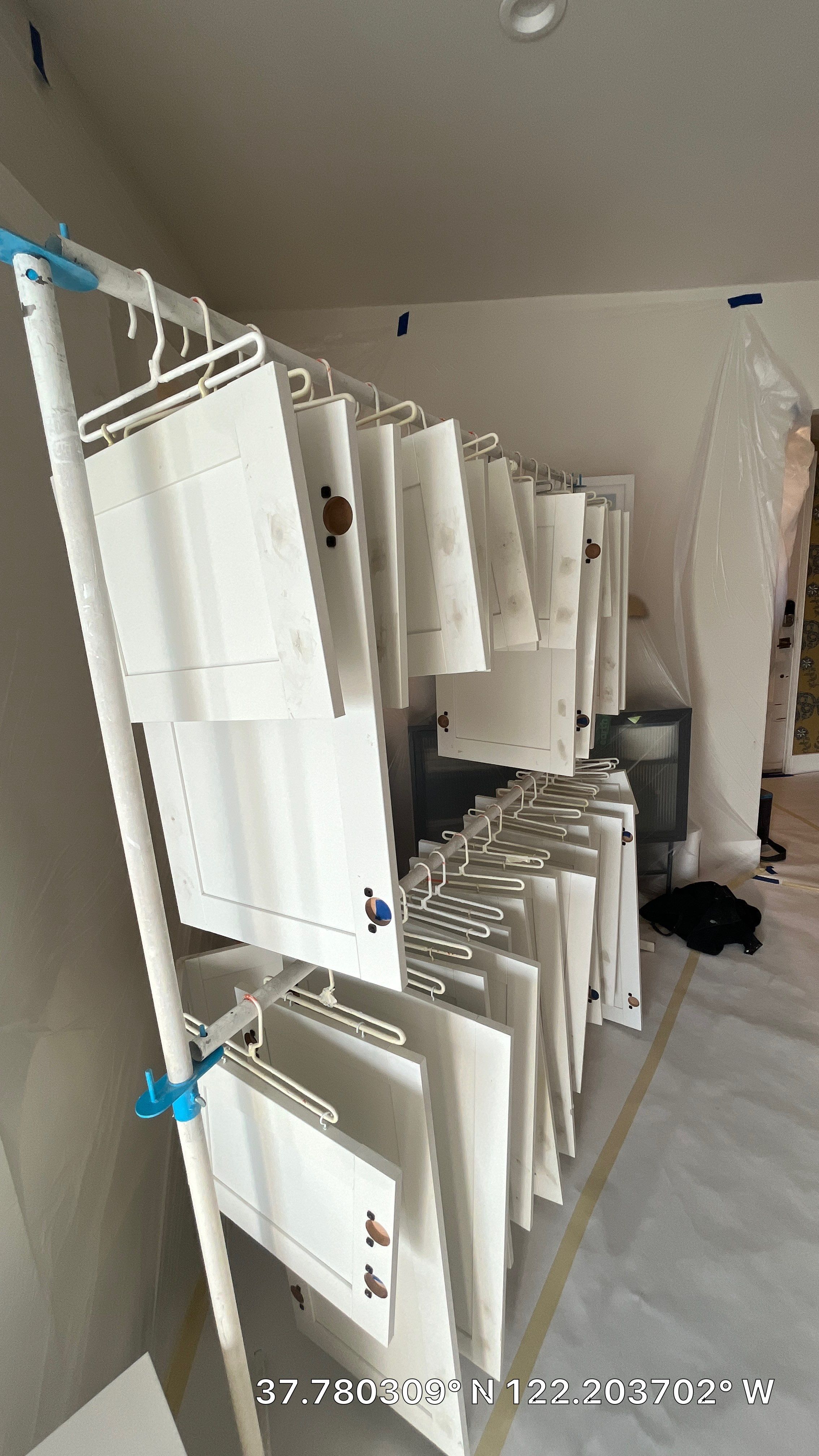 Custom Cabinet Painting  by Herrera’s Bay Area Painting inc.