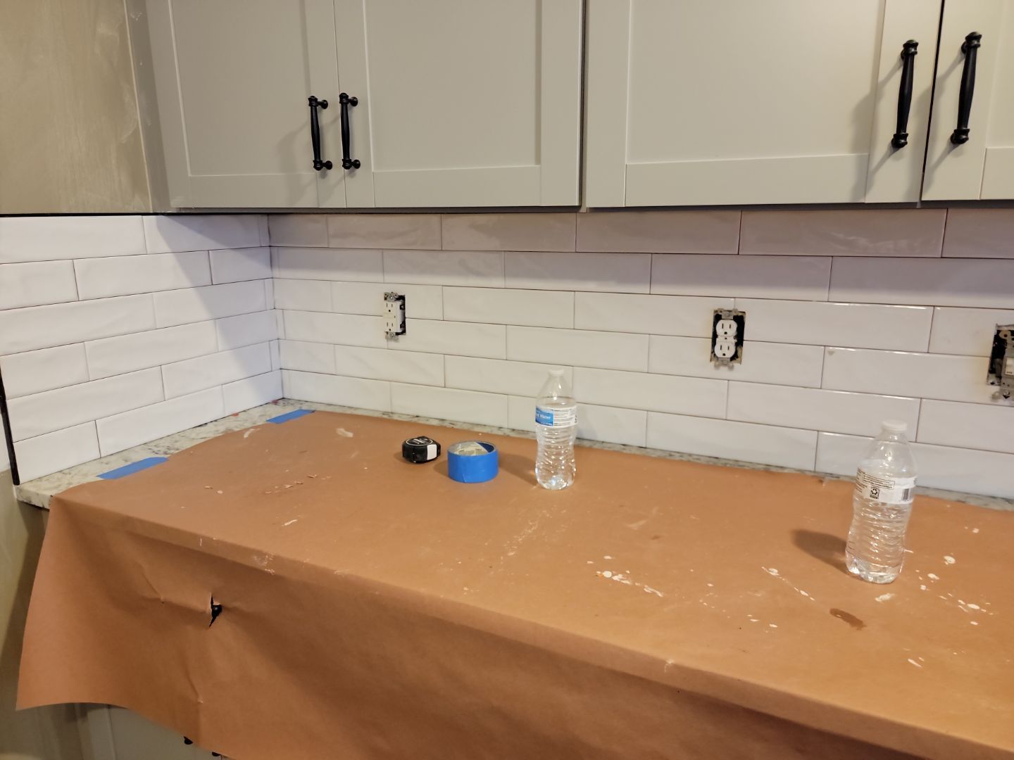 Tile Kitchen backsplash by Footprints Floors of Nashville