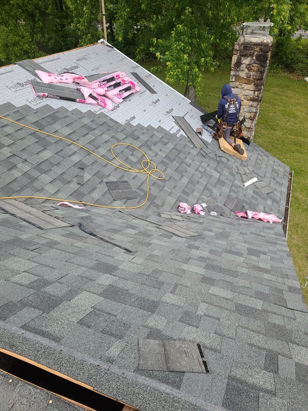 Structural Roof Rebuild and Low Slope Replacement in Gettysburg, Pennsylvania by Bealing Roofing & Exteriors