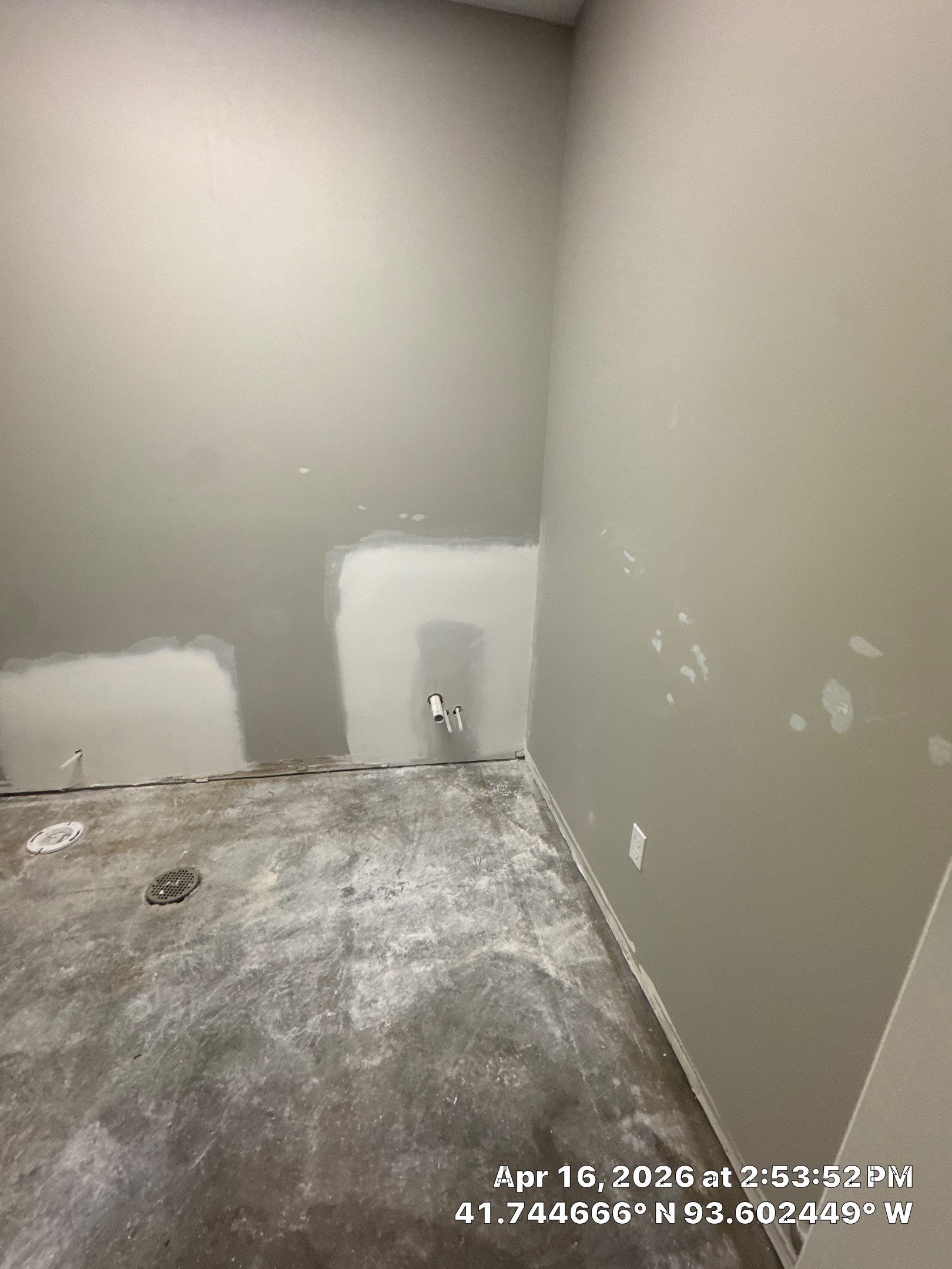 Commercial Interior Touchup after drywall work completed by Midwest Paint LLC