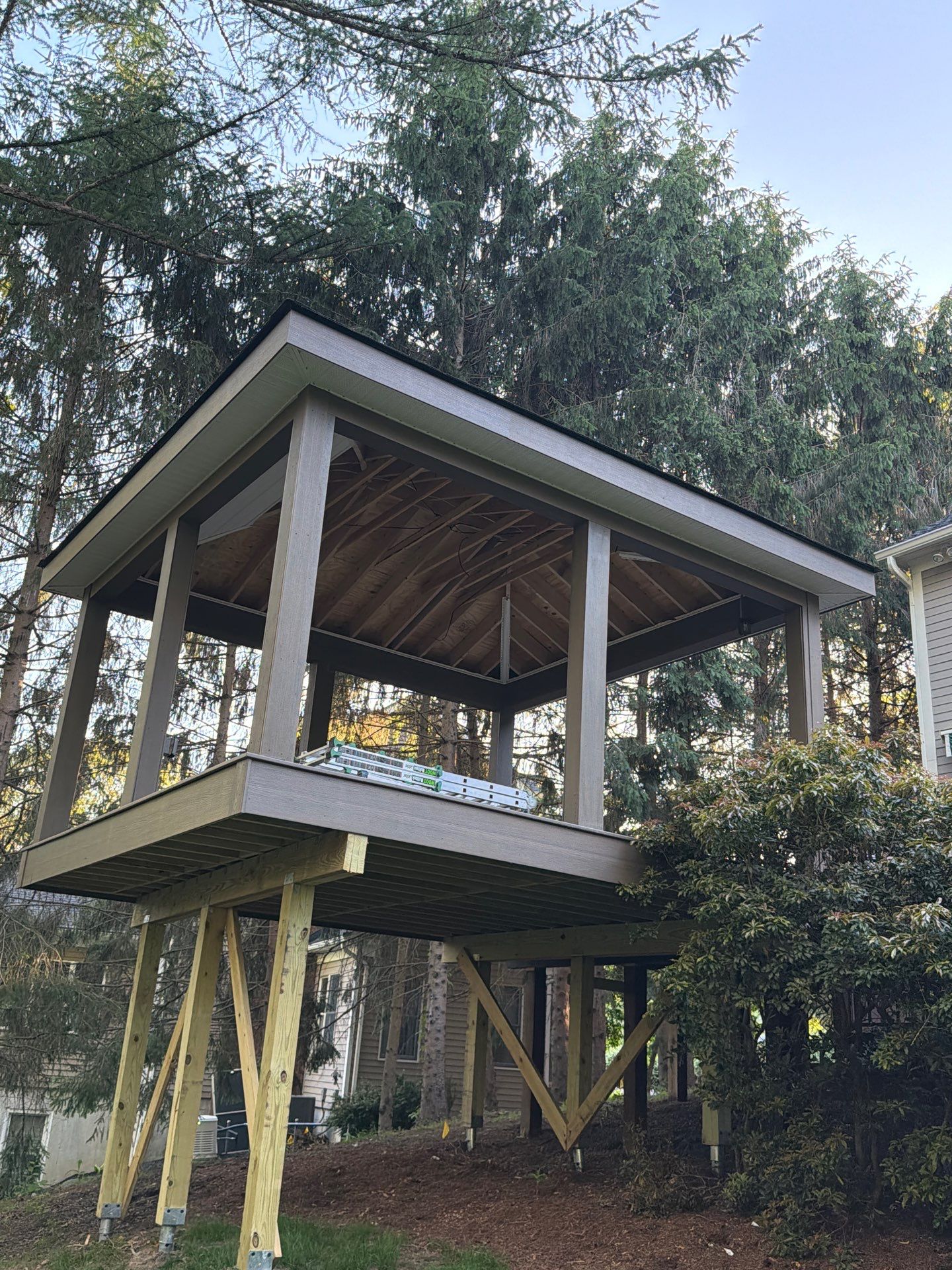 New Deck With a Screened In Porch In Mendham, New Jersey by deck guardian