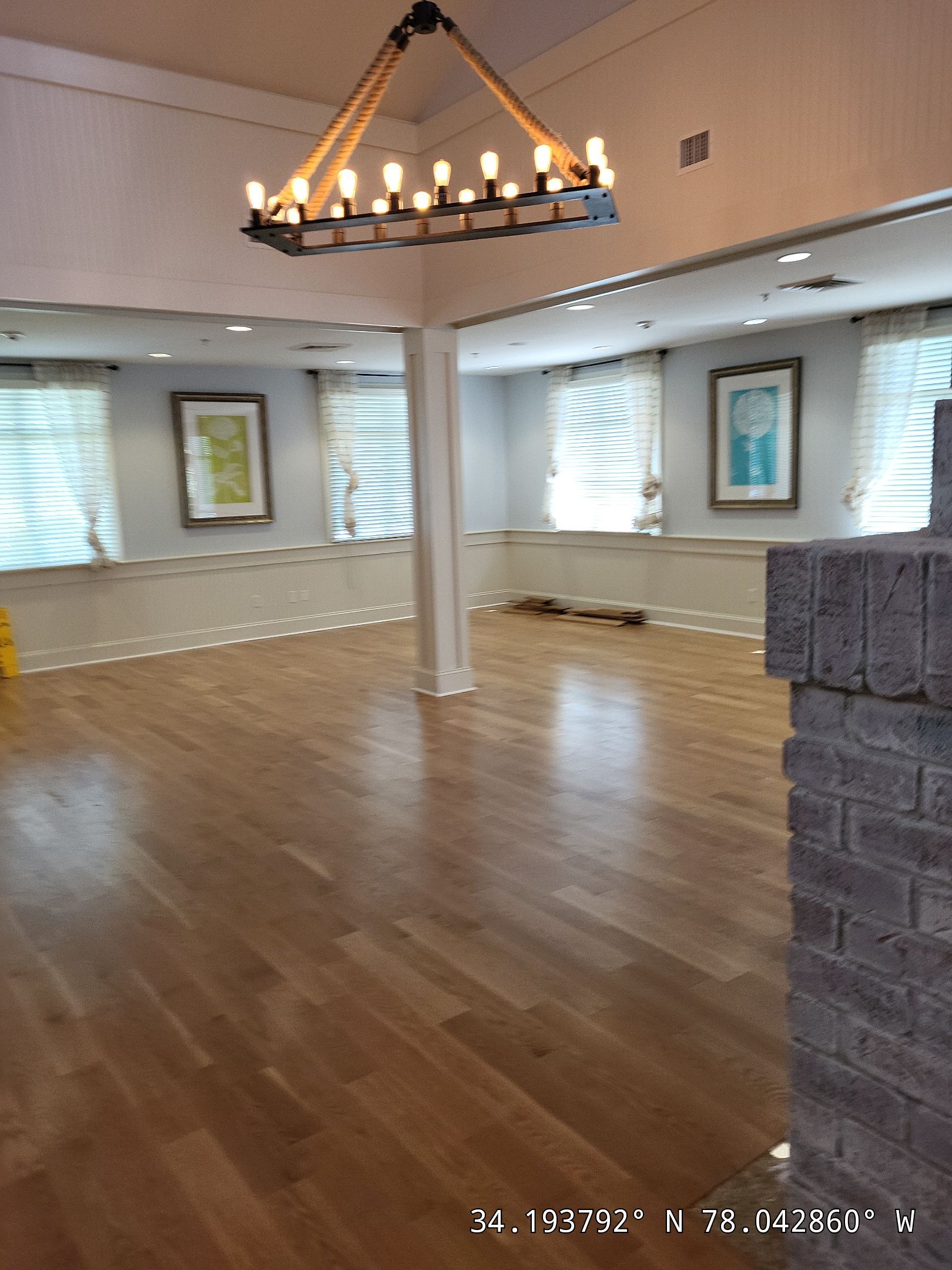 Brunswick Forest Fitness Center Commercial Flooring & Cabinet Remodel in Leland, NC by RGR Construction and Roofing, LLC