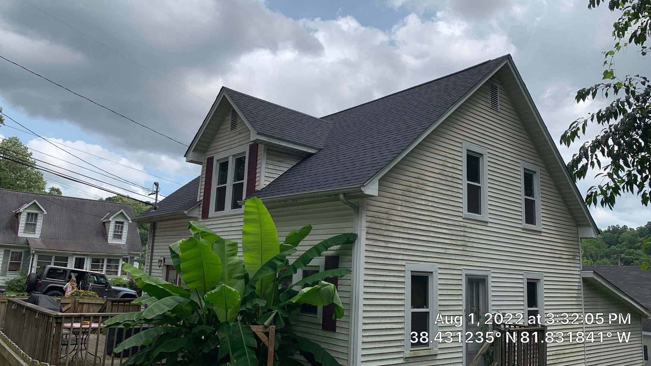 Residential Roofing Installation using Certainteed Landmark Shingles Moire Black Color by Secure Construction Company Inc