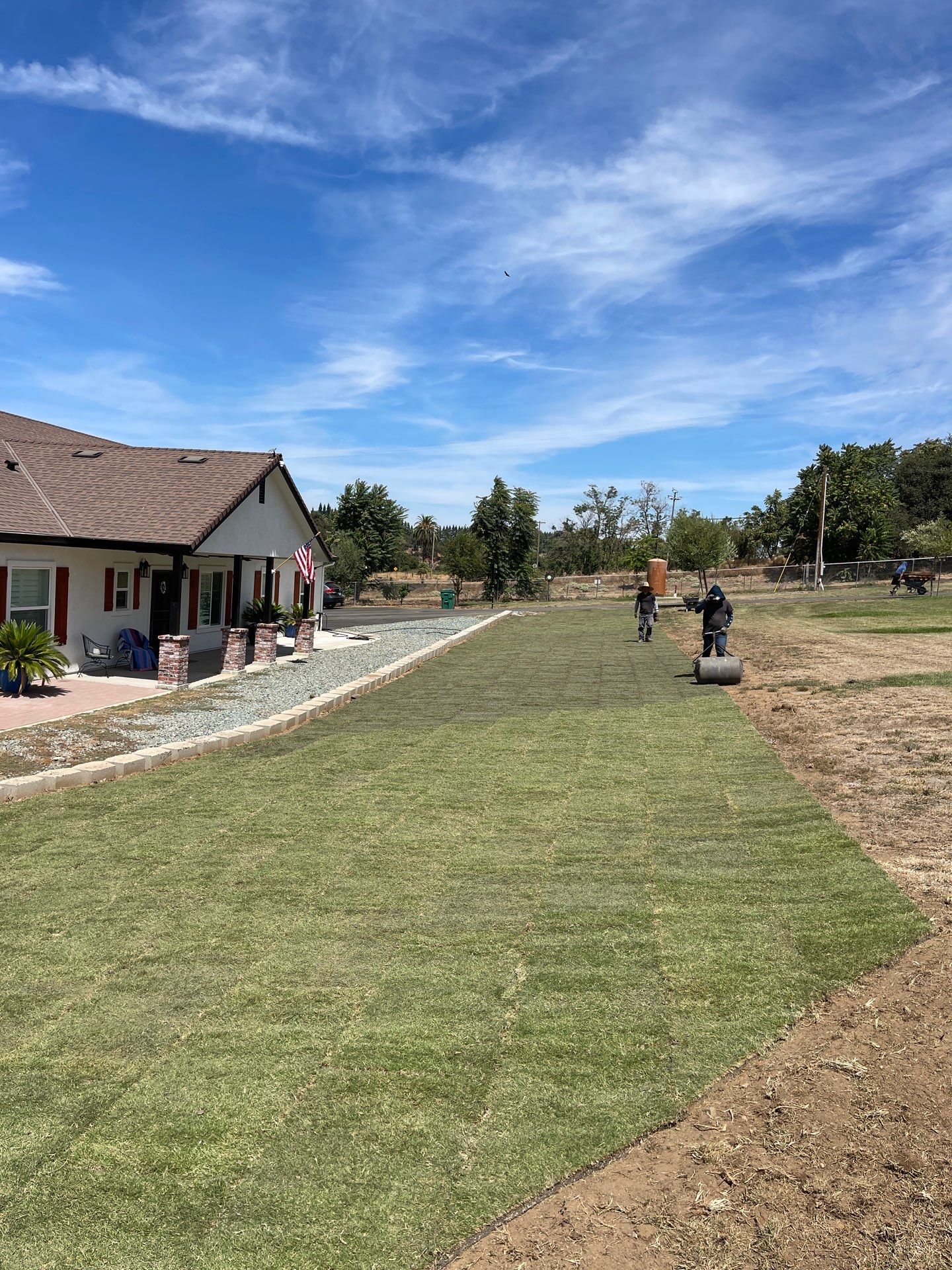 Project in Clements by A - G Sod Farms