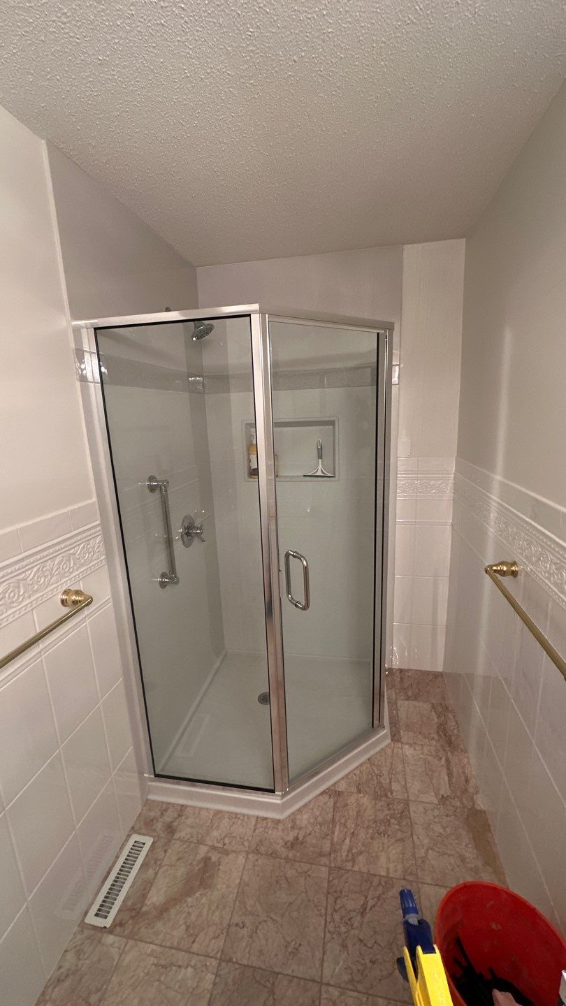 Neo Angle Shower Replacement in Ludlow, MA by Yankee Home Improvement