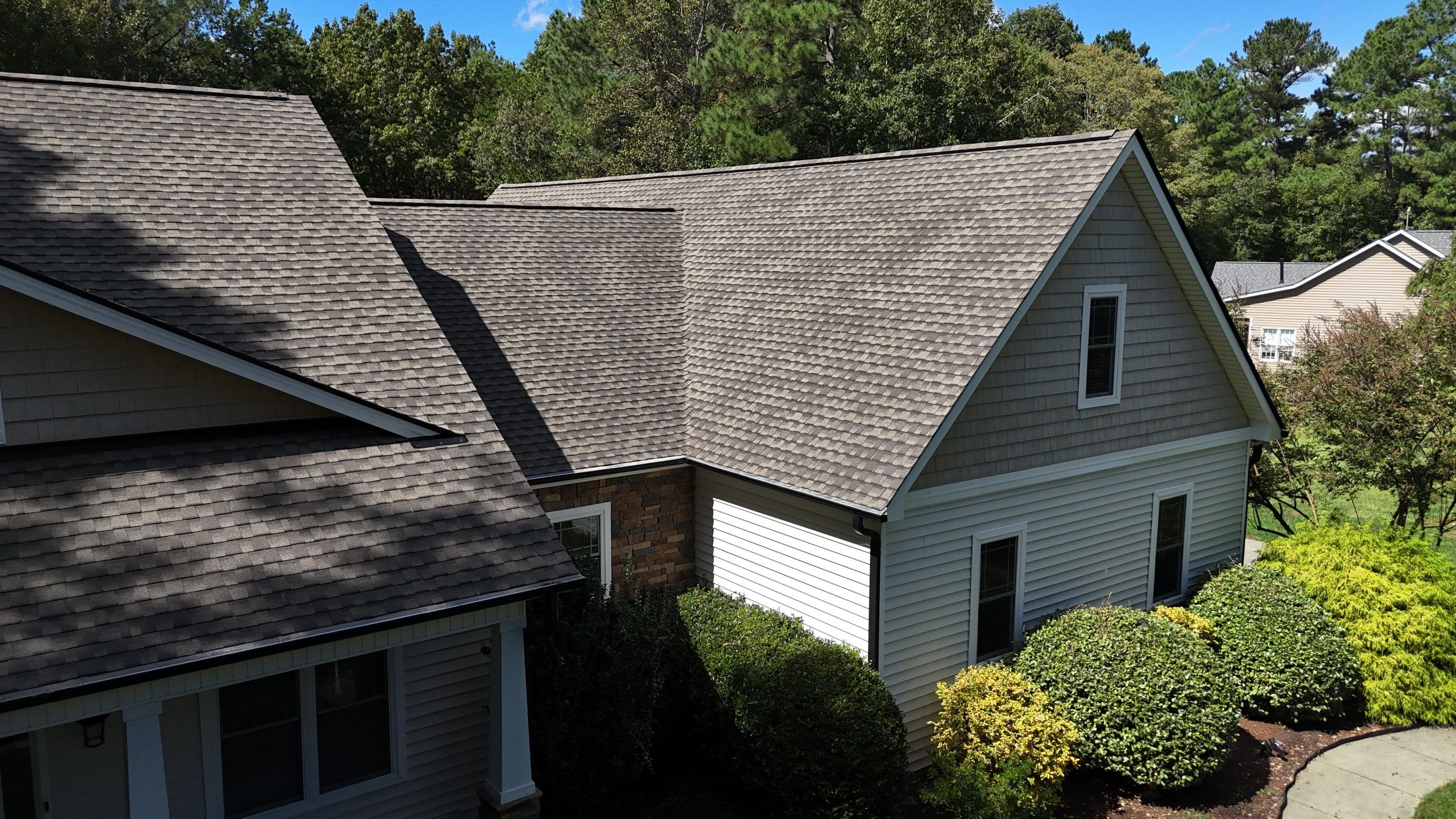Roof Replacement - GAF Ultra HDZ Weathered Wood by Pro Performance Roofing