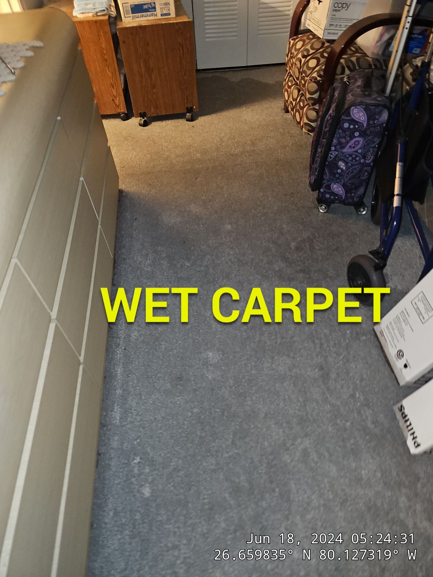 Water damage  by SuperClean 