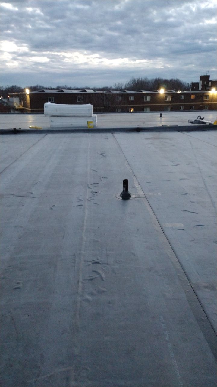 Commercial flat roof parma by Absolute Roofing and Construction