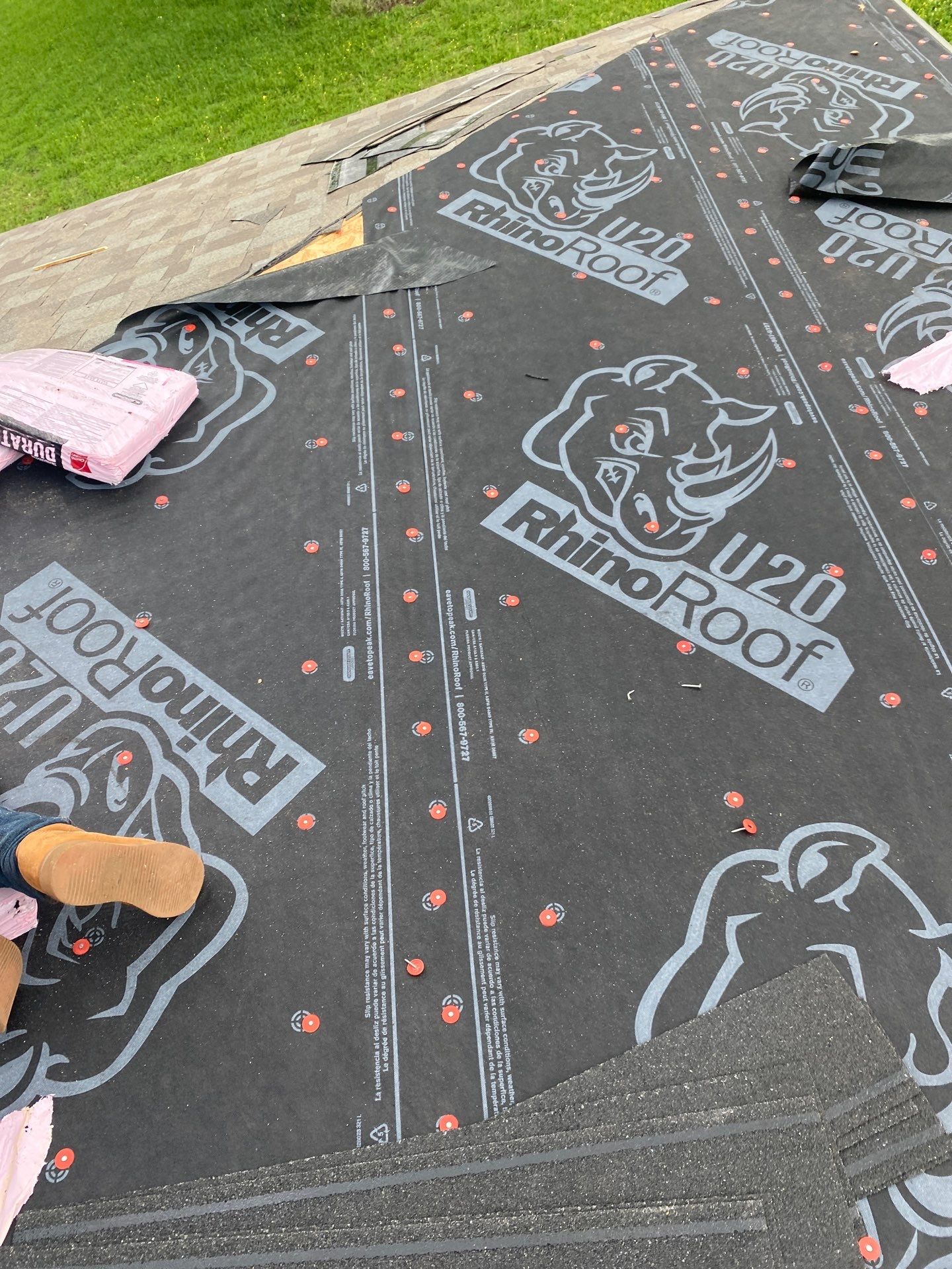 Residential Roofing Installation using Owen's Corning Duration (Lifetime) Shingles by Roof Repair Company