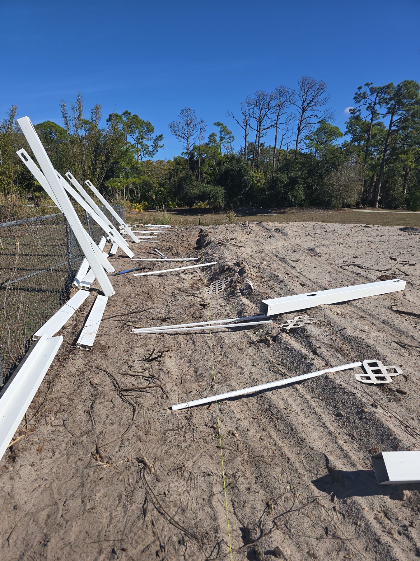 Vinyl Fence Install in North Port by True Fence LLC