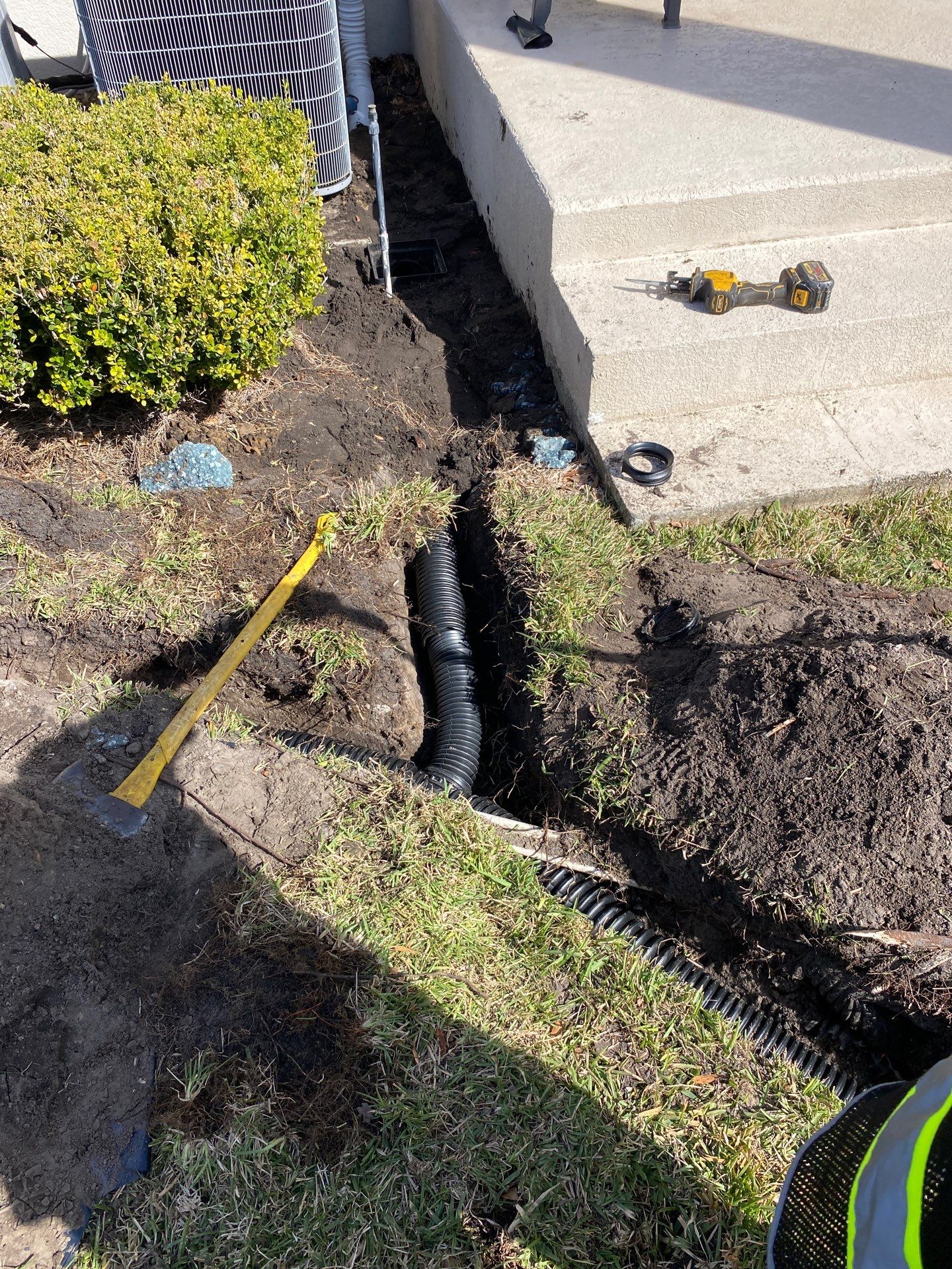 Deerwood Resident | Tree Removal & Trench by ProGreen Services
