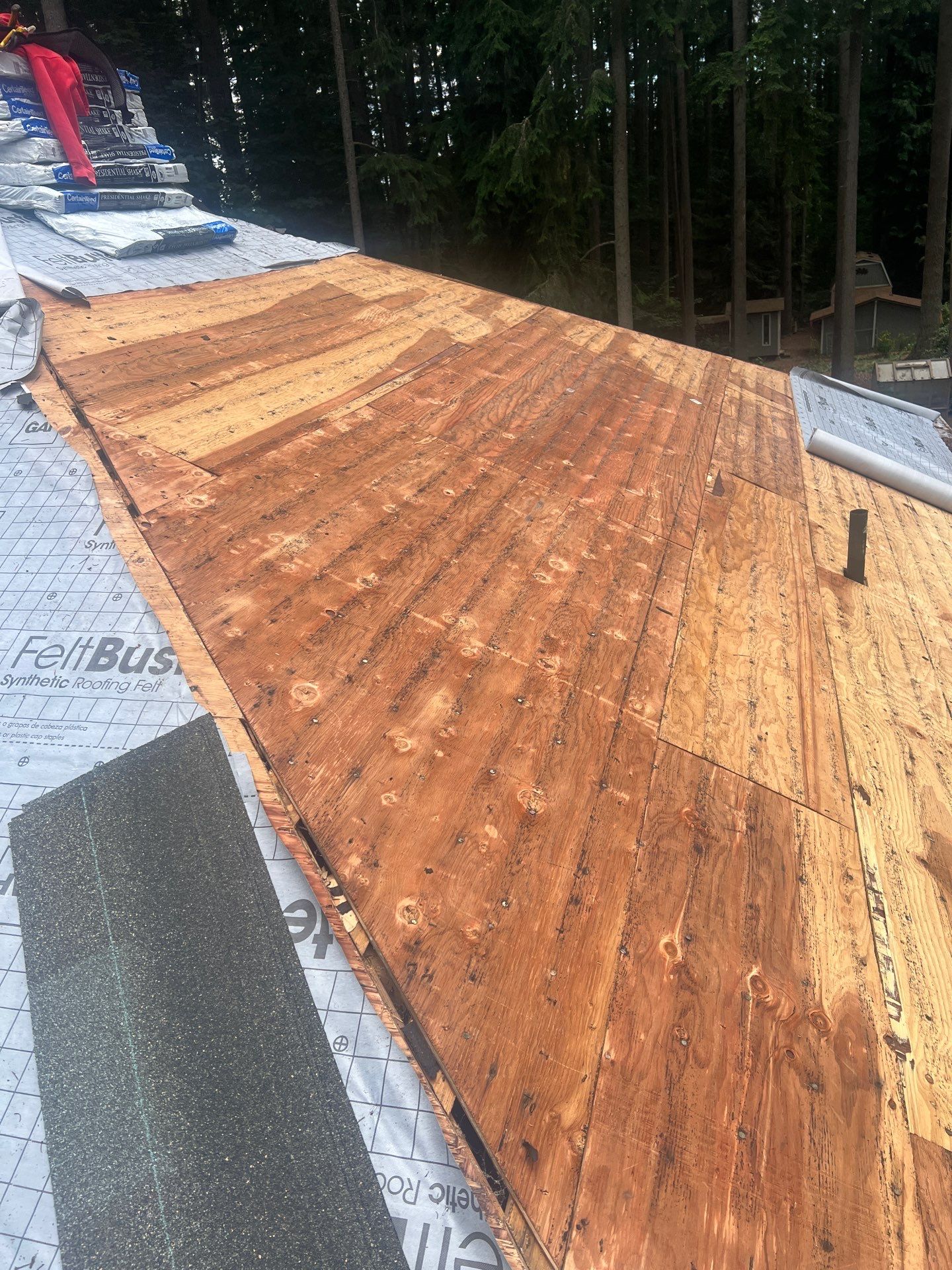 Residential Roofing Installation using GAF HDZ Shingles by Roofing Formula LLC