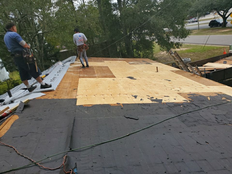 Residential Roofing Installation using Roof Replacement by American Roofing & Construction LLC