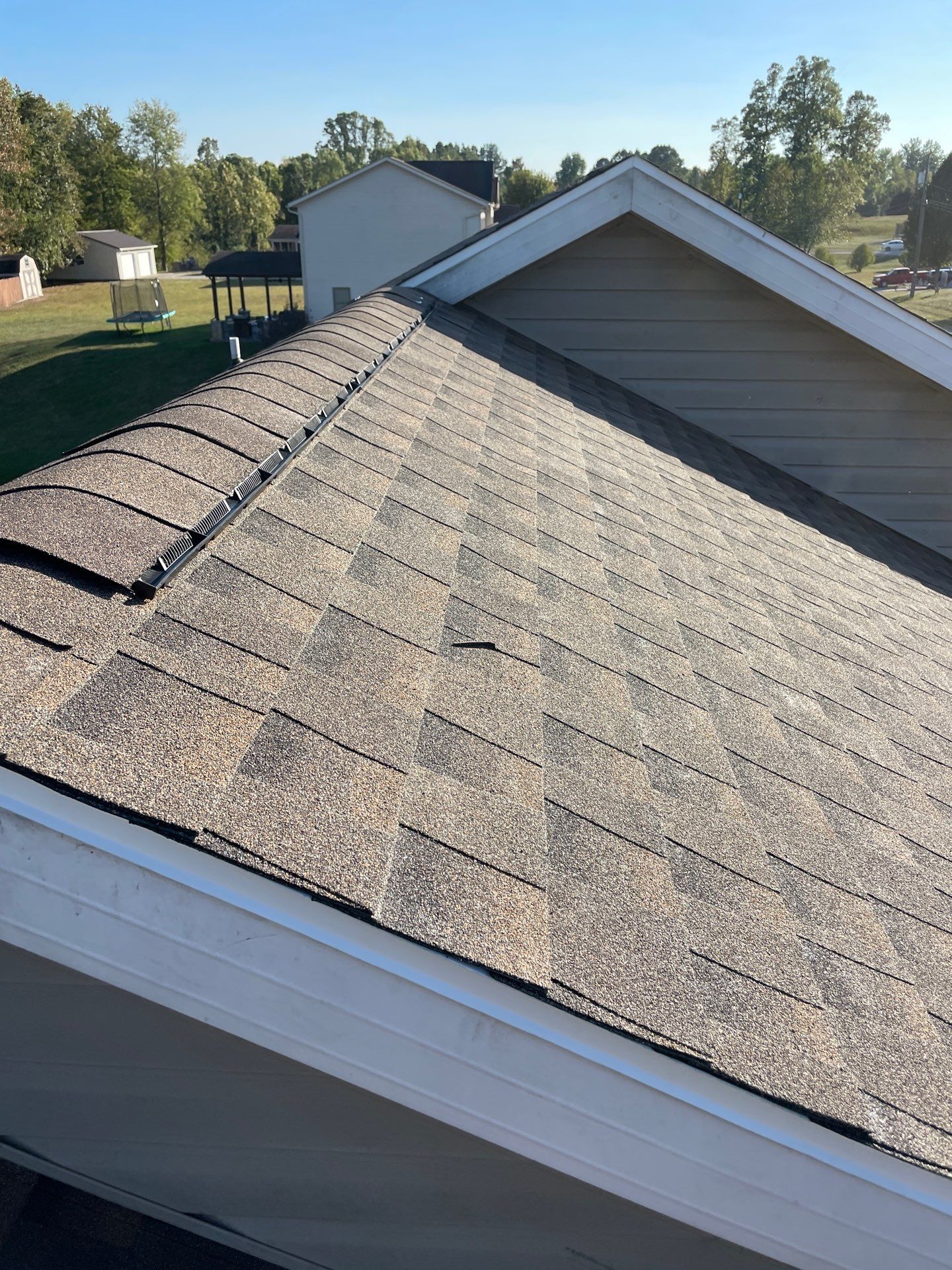 Residential Roofing Installation using GAF Timberline HDZ Barkwood by Rainstoppers Roofing