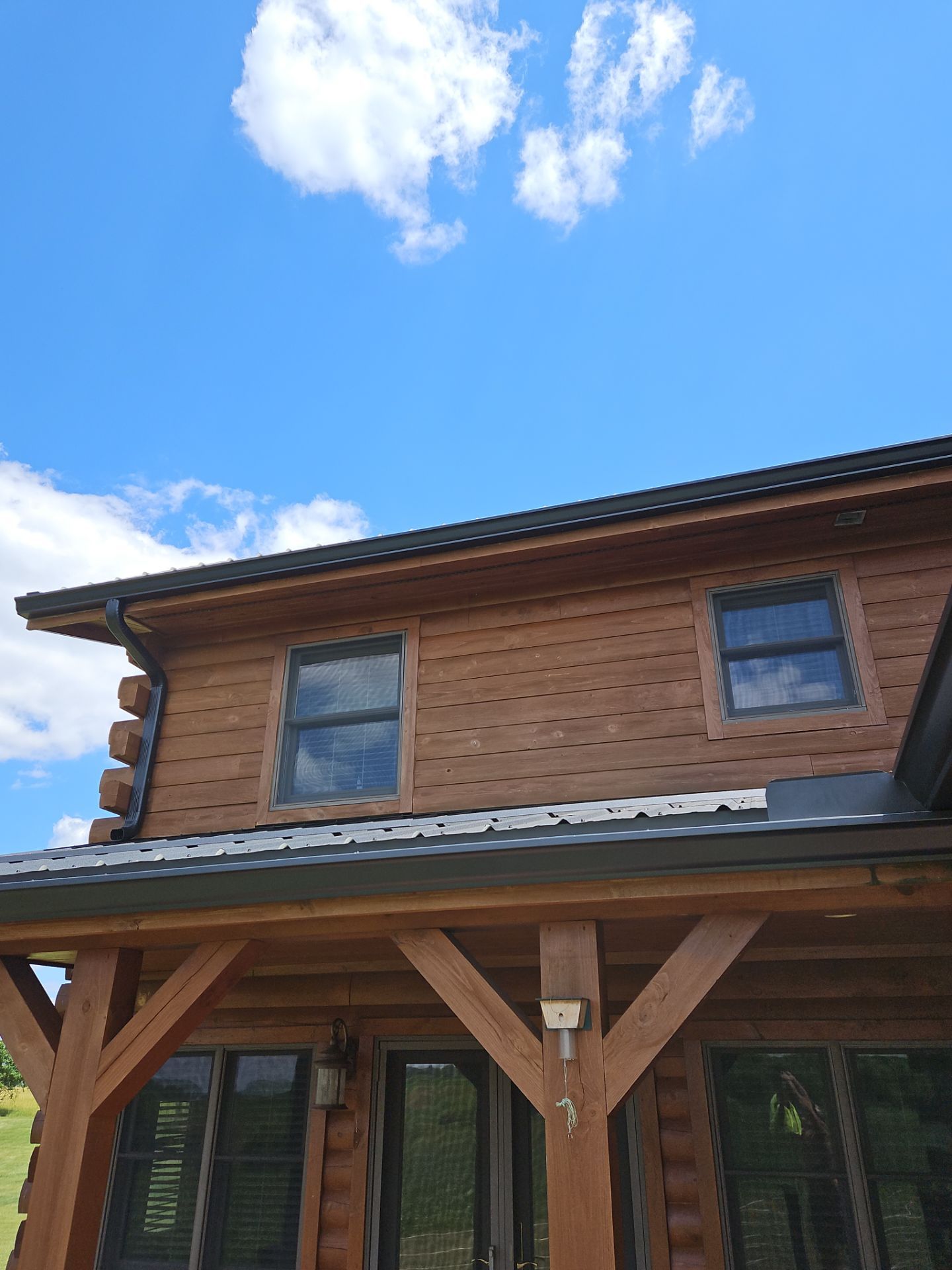 Residential Roofing Installation using Performance Panel Metal - Frost Black by RoofX 