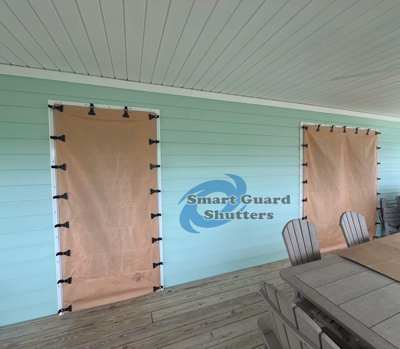 Astro Guard Hurricane Fabric - Tan by Smart Guard Shutters