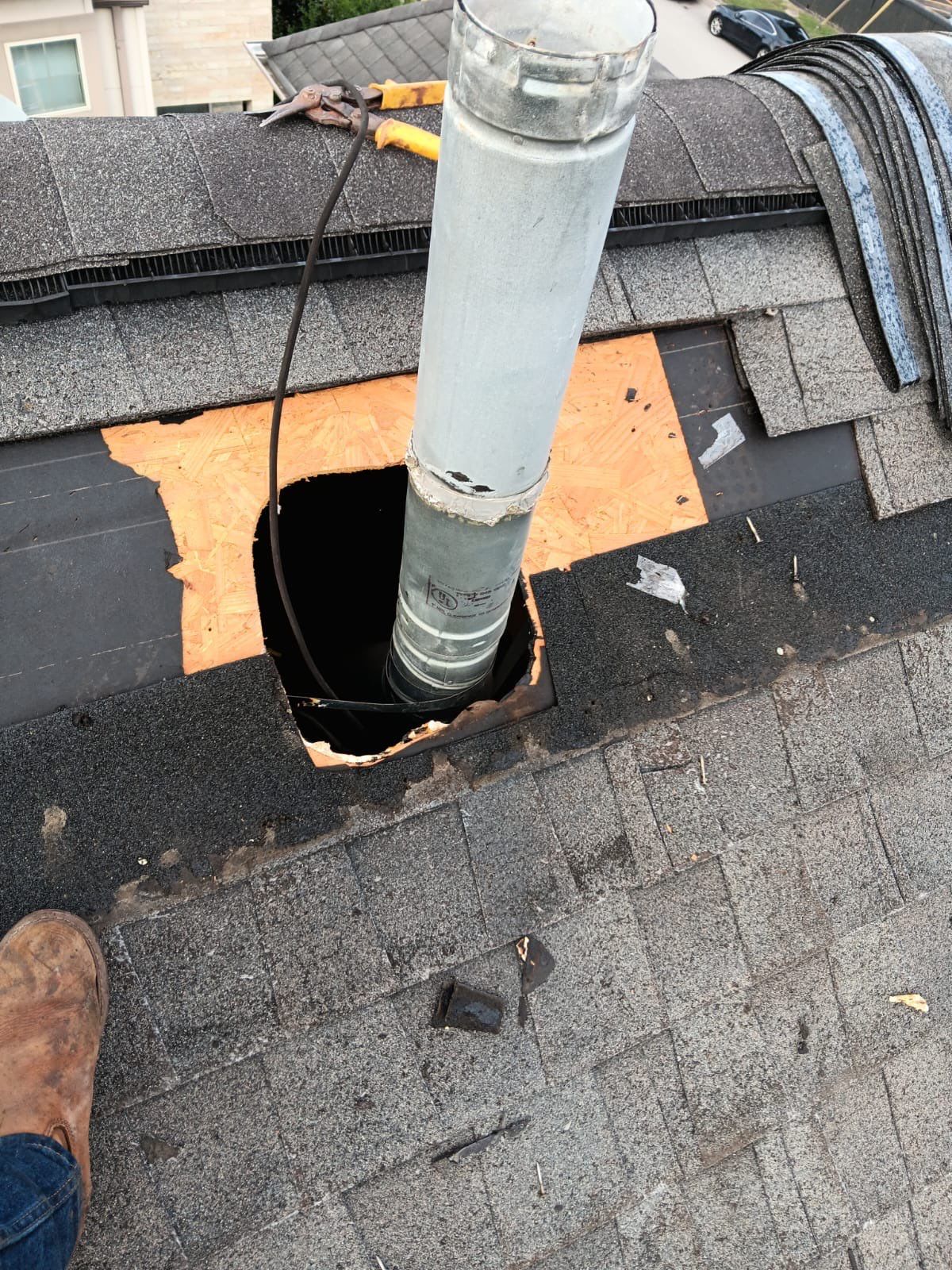 Hail Damage using Owen's Corning Duration (Lifetime) Shingles by Roof Repair Services LLC